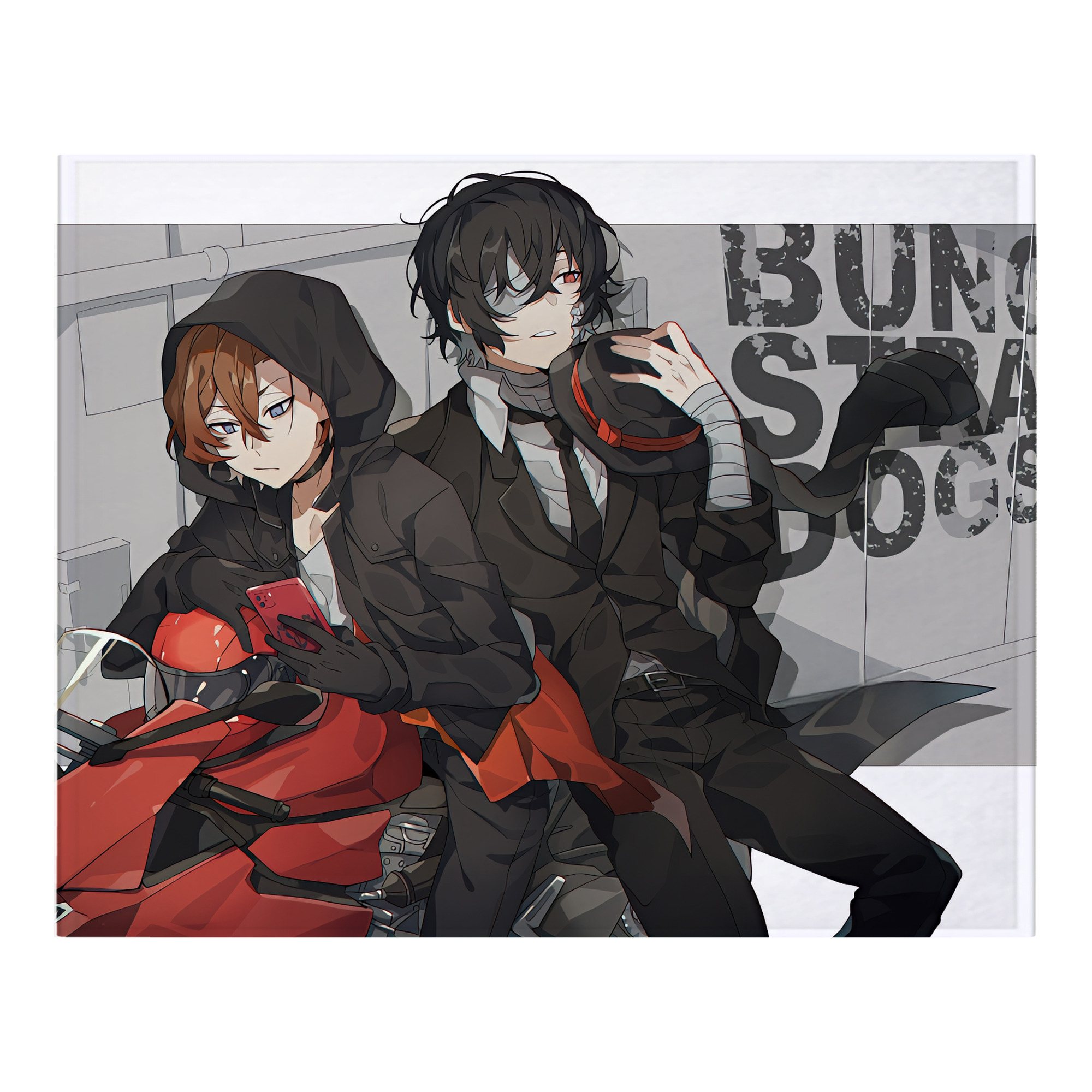 （画像用） 文豪ストレイドッグス Bungo Stray Dogs フランネルブランケット・多サイズ対応（横型）