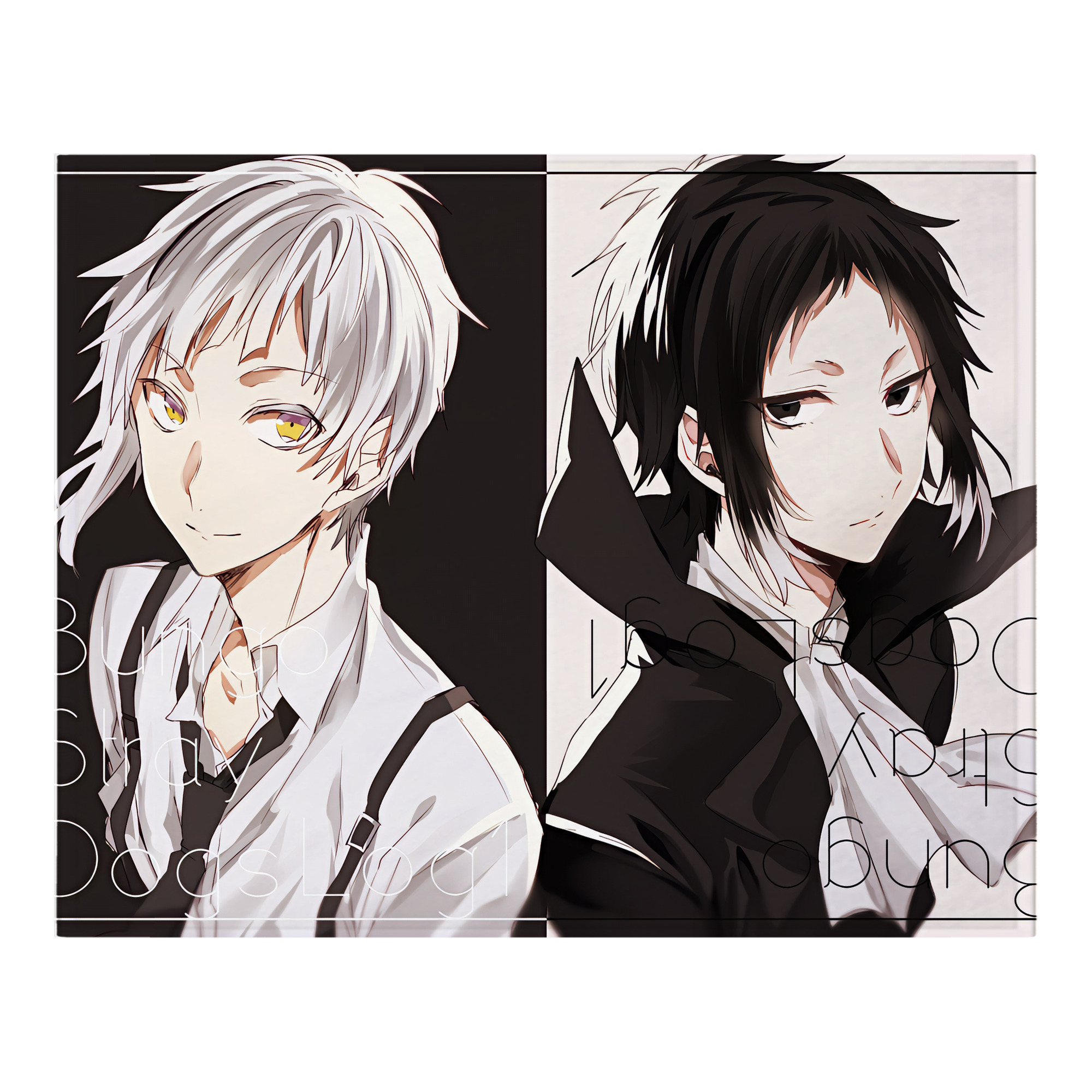 （画像用） 文豪ストレイドッグス Bungo Stray Dogs フランネルブランケット・多サイズ対応（横型）