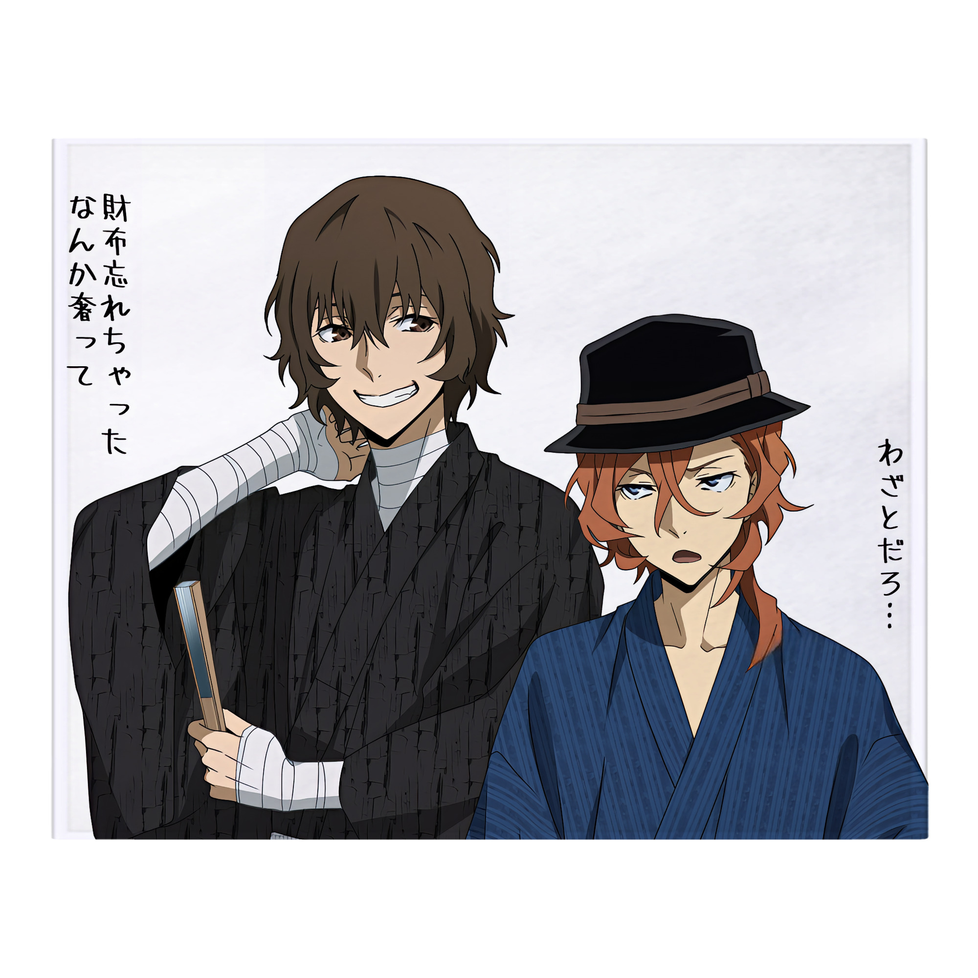 （画像用） 文豪ストレイドッグス Bungo Stray Dogs フランネルブランケット・多サイズ対応（横型）