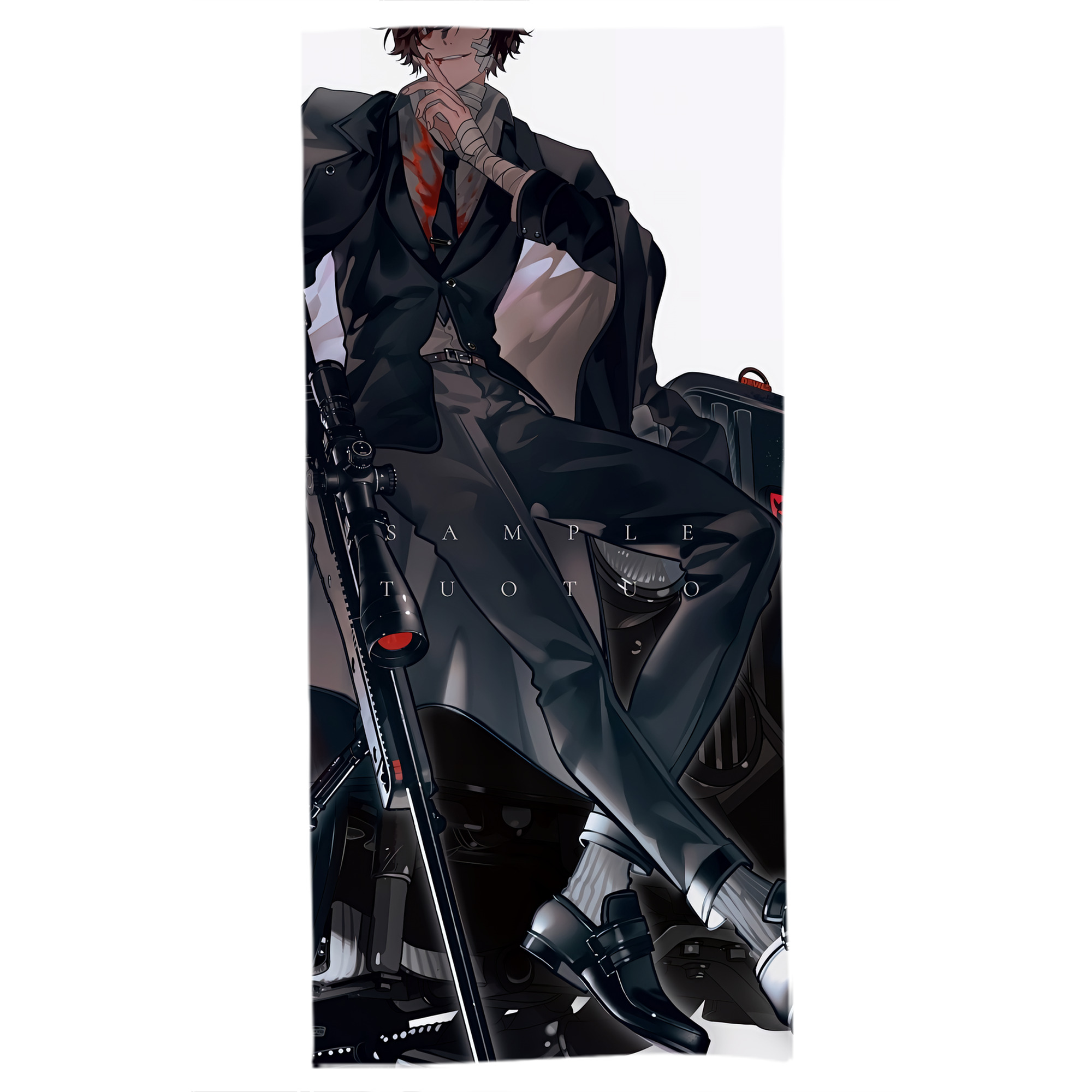 （画像用） 文豪ストレイドッグス Bungo Stray Dogs 大判バスタオル 70×140cm 吸水速乾 柔らかい肌触り