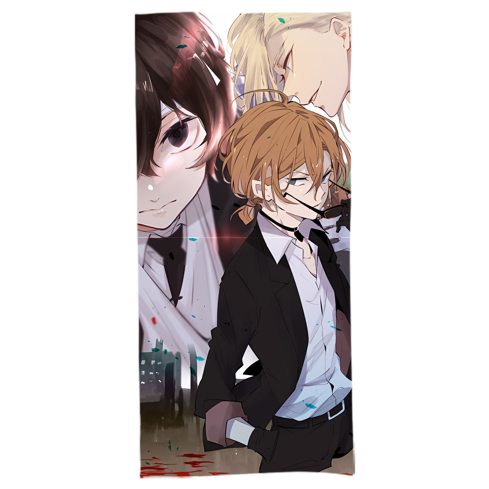 （画像用） 文豪ストレイドッグス Bungo Stray Dogs 大判バスタオル 70×140cm 吸水速乾 柔らかい肌触り