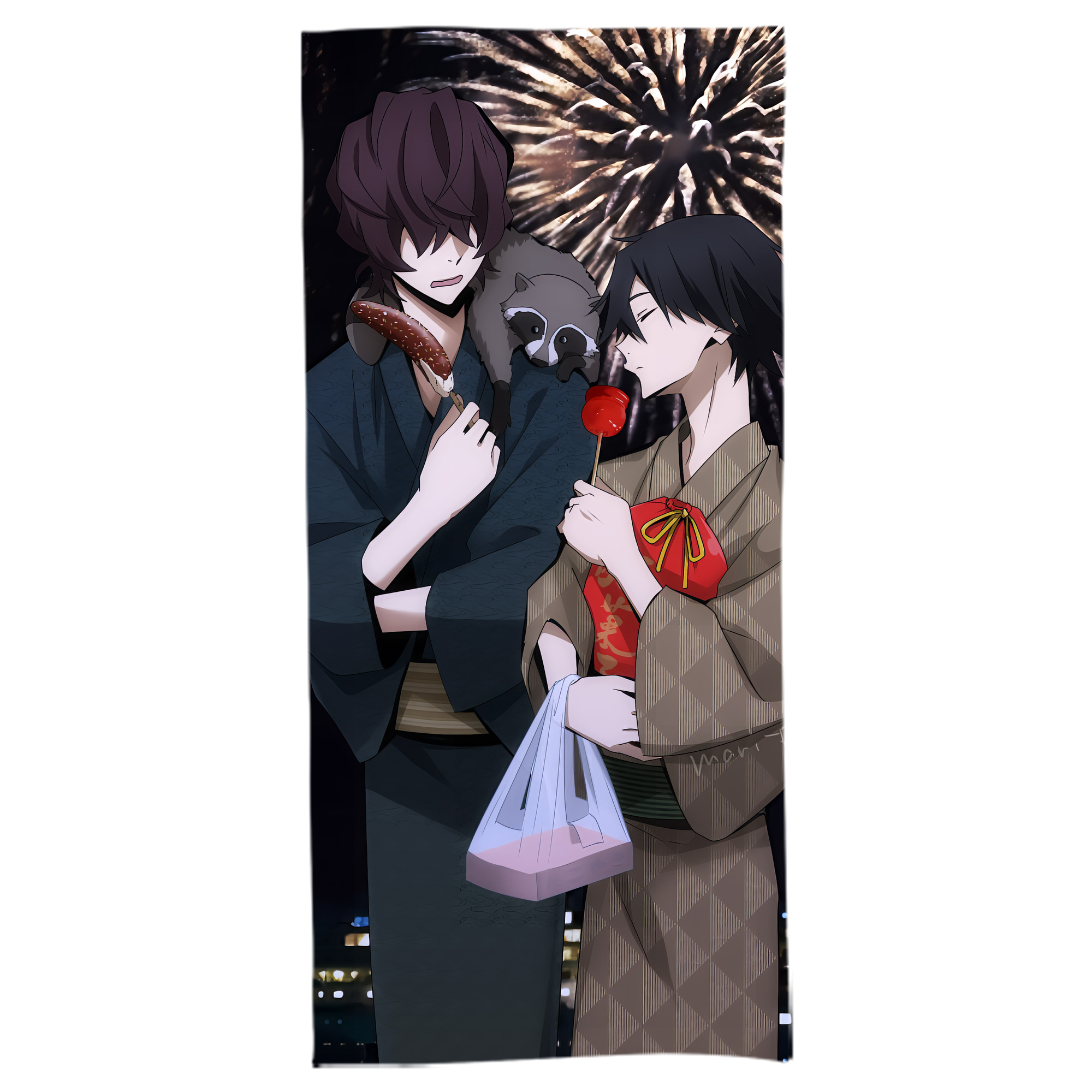 （画像用） 文豪ストレイドッグス Bungo Stray Dogs 大判バスタオル 70×140cm 吸水速乾 柔らかい肌触り