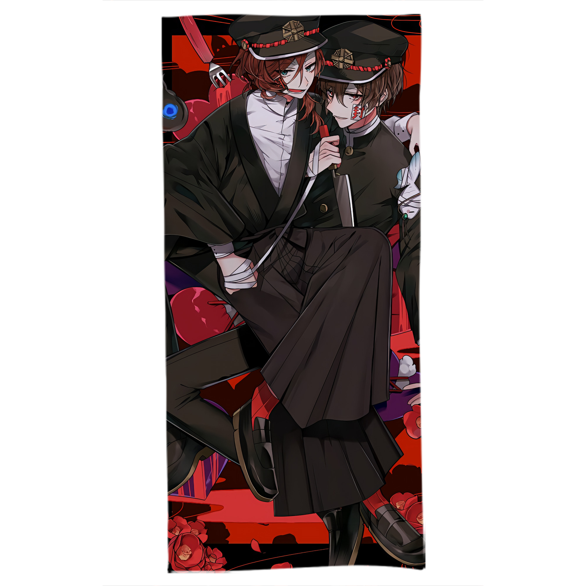 （画像用） 文豪ストレイドッグス Bungo Stray Dogs 大判バスタオル 70×140cm 吸水速乾 柔らかい肌触り