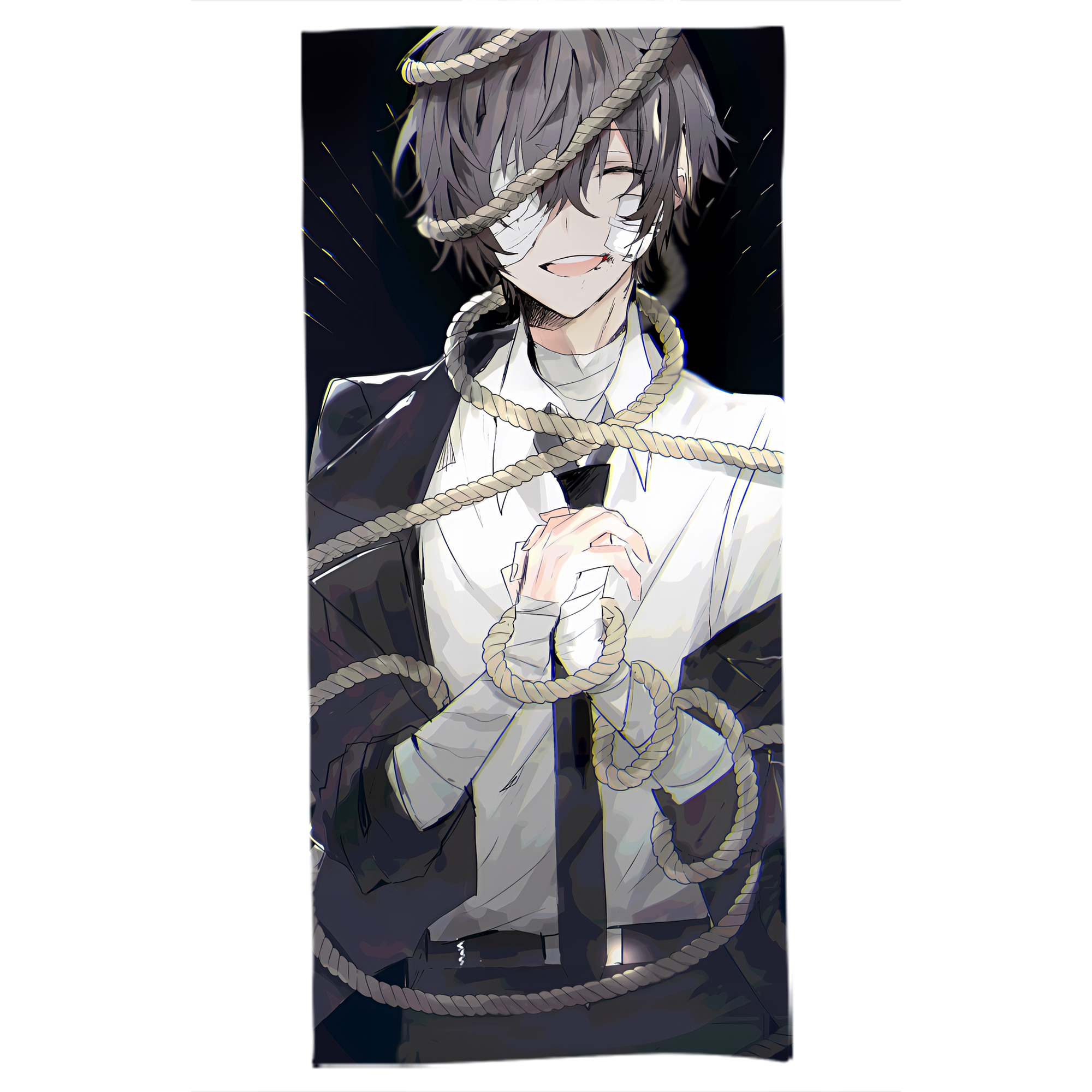 （画像用） 文豪ストレイドッグス Bungo Stray Dogs 大判バスタオル 70×140cm 吸水速乾 柔らかい肌触り