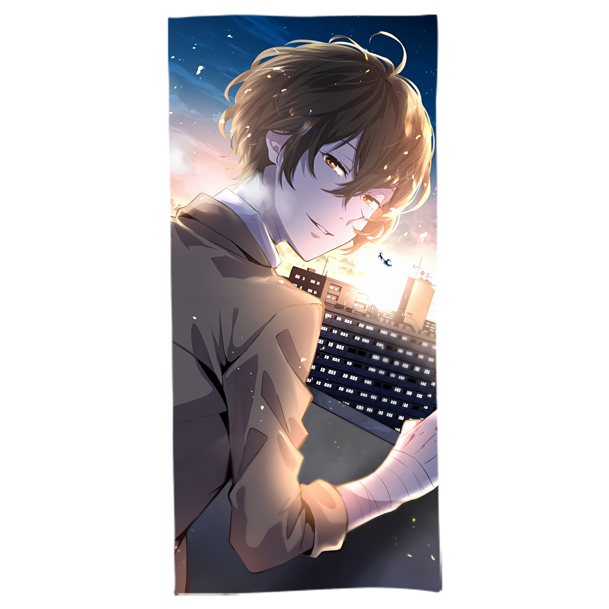 （画像用） 文豪ストレイドッグス Bungo Stray Dogs 大判バスタオル 70×140cm 吸水速乾 柔らかい肌触り