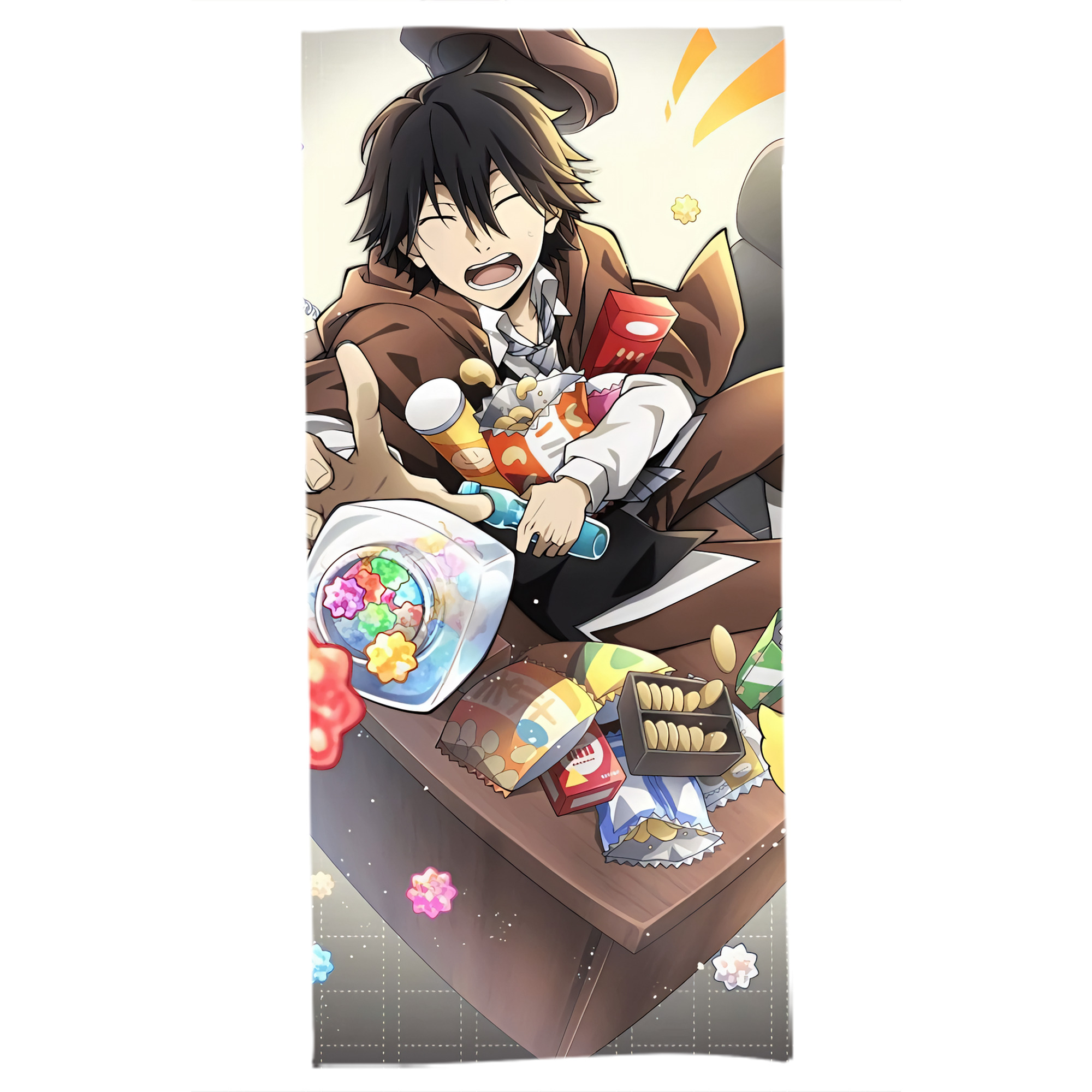 （画像用） 文豪ストレイドッグス Bungo Stray Dogs 大判バスタオル 70×140cm 吸水速乾 柔らかい肌触り