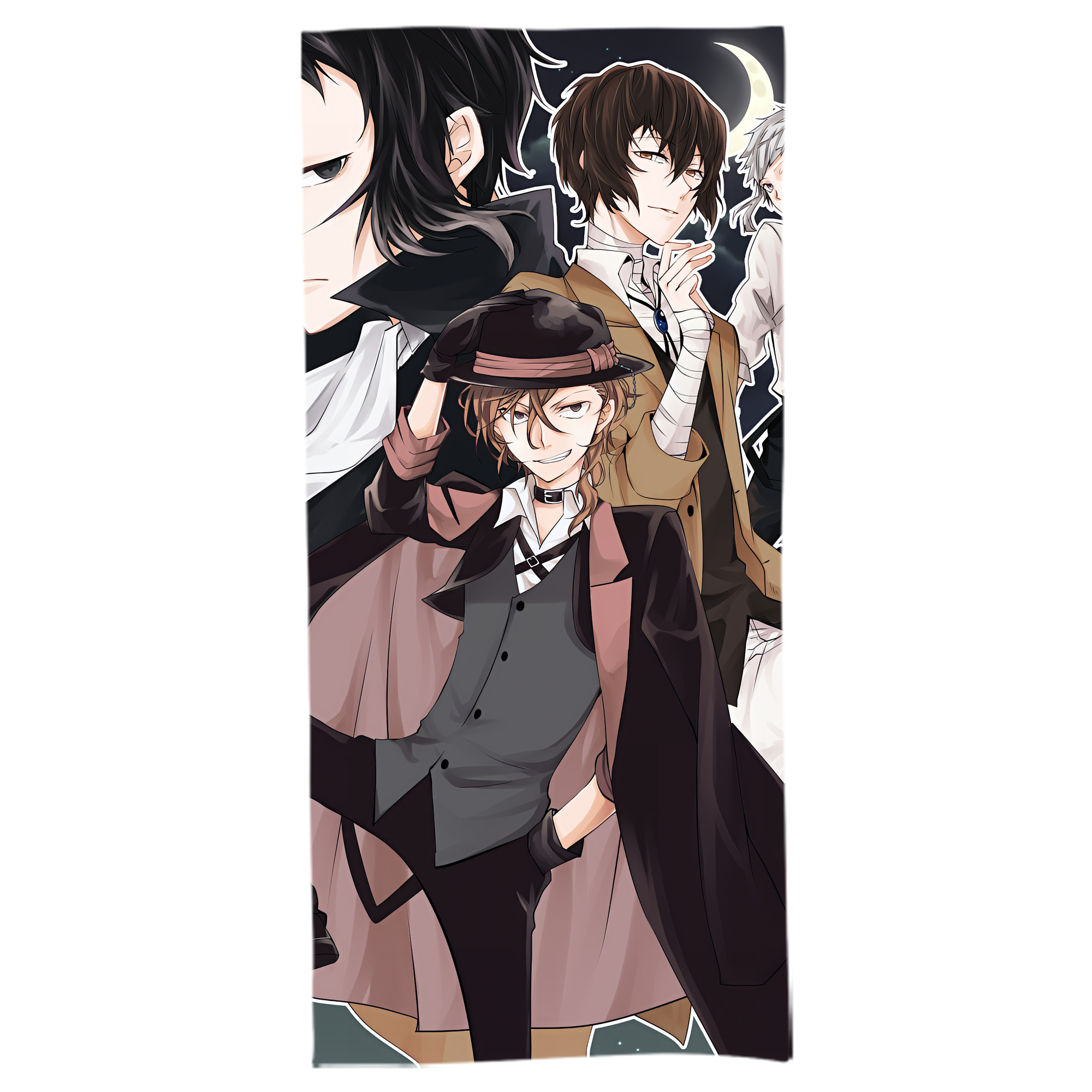 （画像用） 文豪ストレイドッグス Bungo Stray Dogs 大判バスタオル 70×140cm 吸水速乾 柔らかい肌触り