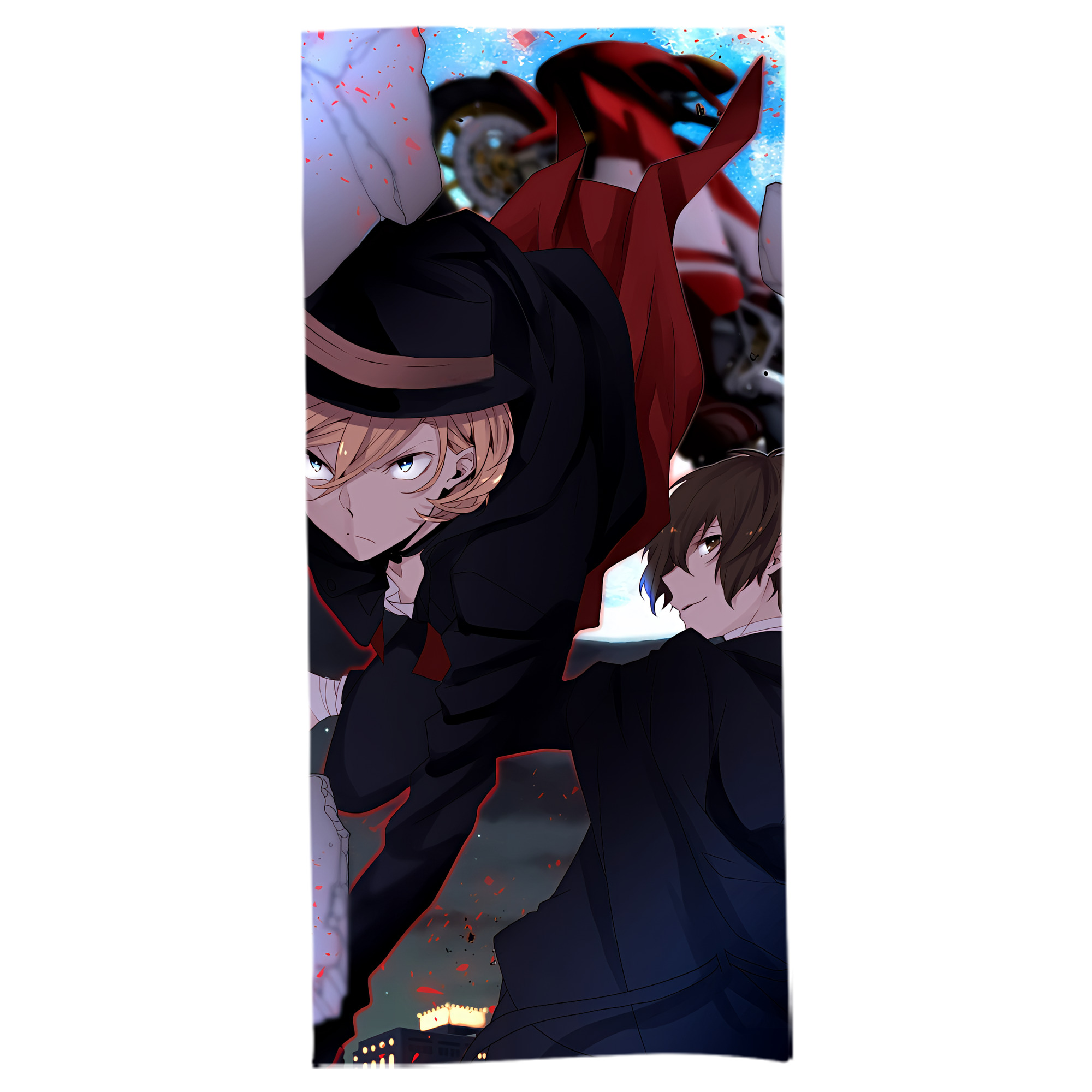 （画像用） 文豪ストレイドッグス Bungo Stray Dogs 大判バスタオル 70×140cm 吸水速乾 柔らかい肌触り
