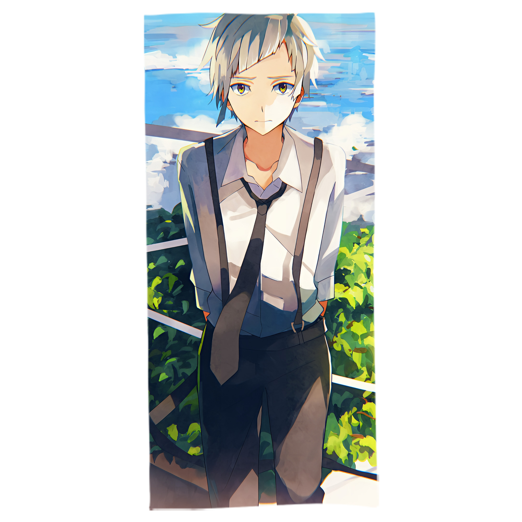 （画像用） 文豪ストレイドッグス Bungo Stray Dogs 大判バスタオル 70×140cm 吸水速乾 柔らかい肌触り