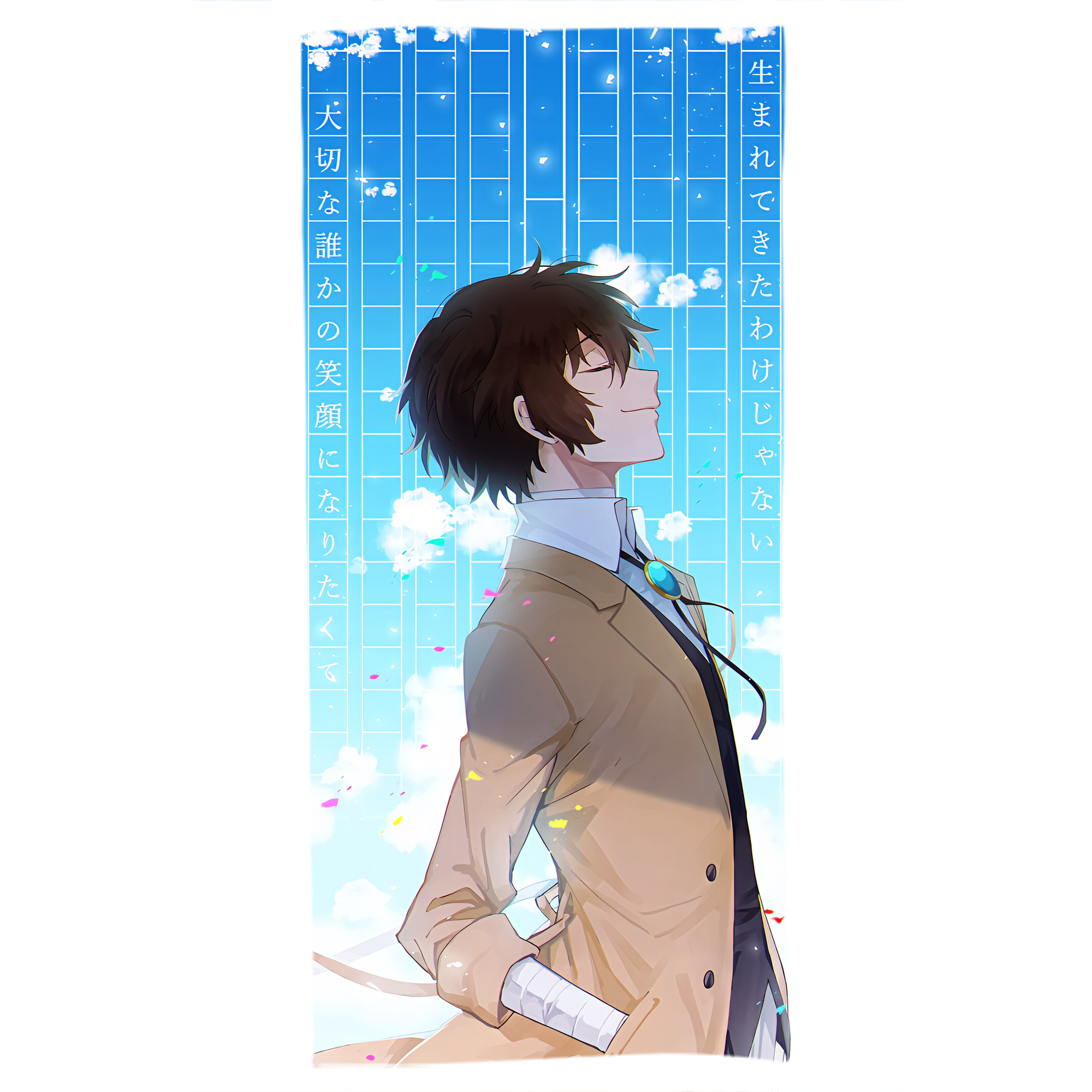（画像用） 文豪ストレイドッグス Bungo Stray Dogs 大判バスタオル 70×140cm 吸水速乾 柔らかい肌触り