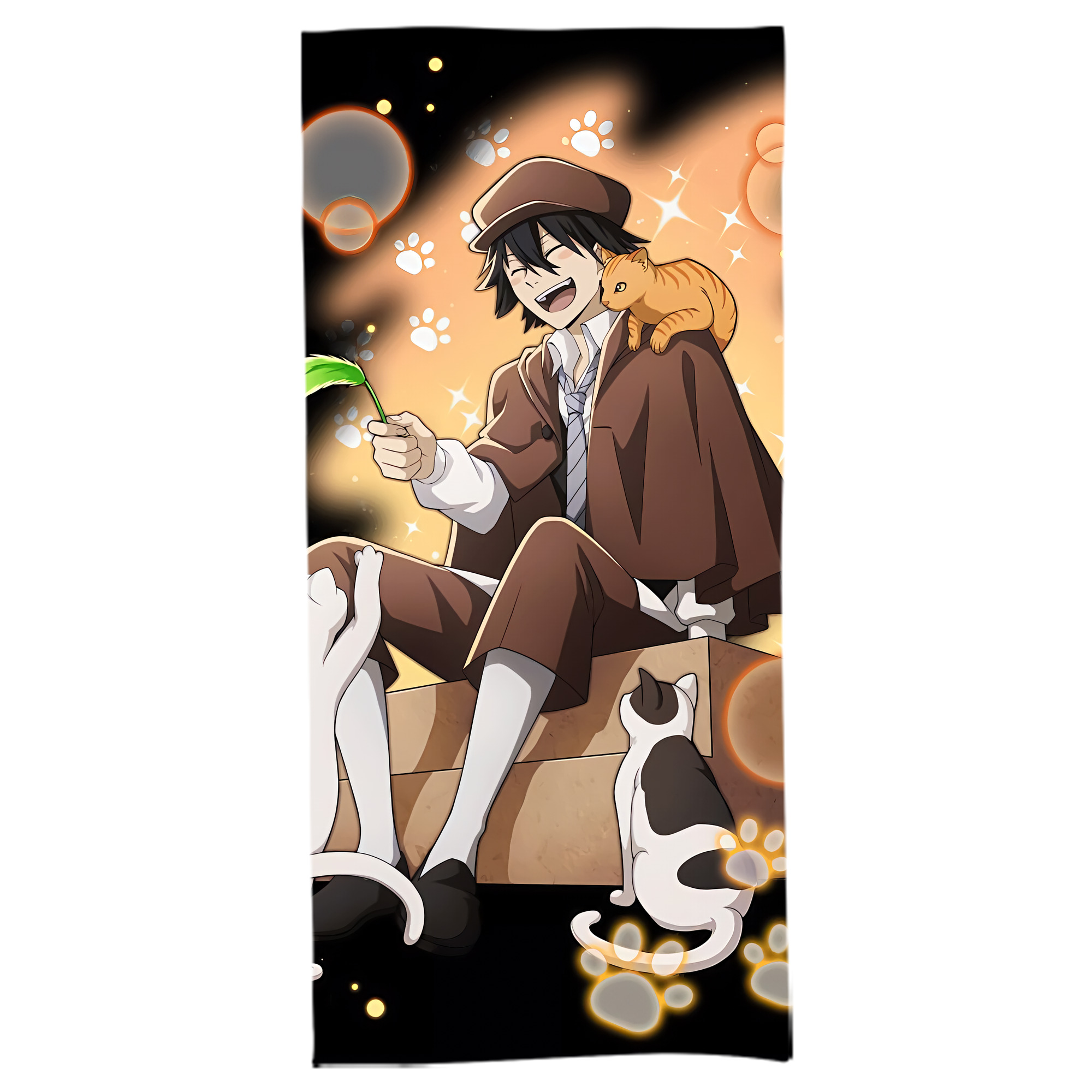 （画像用） 文豪ストレイドッグス Bungo Stray Dogs 大判バスタオル 70×140cm 吸水速乾 柔らかい肌触り