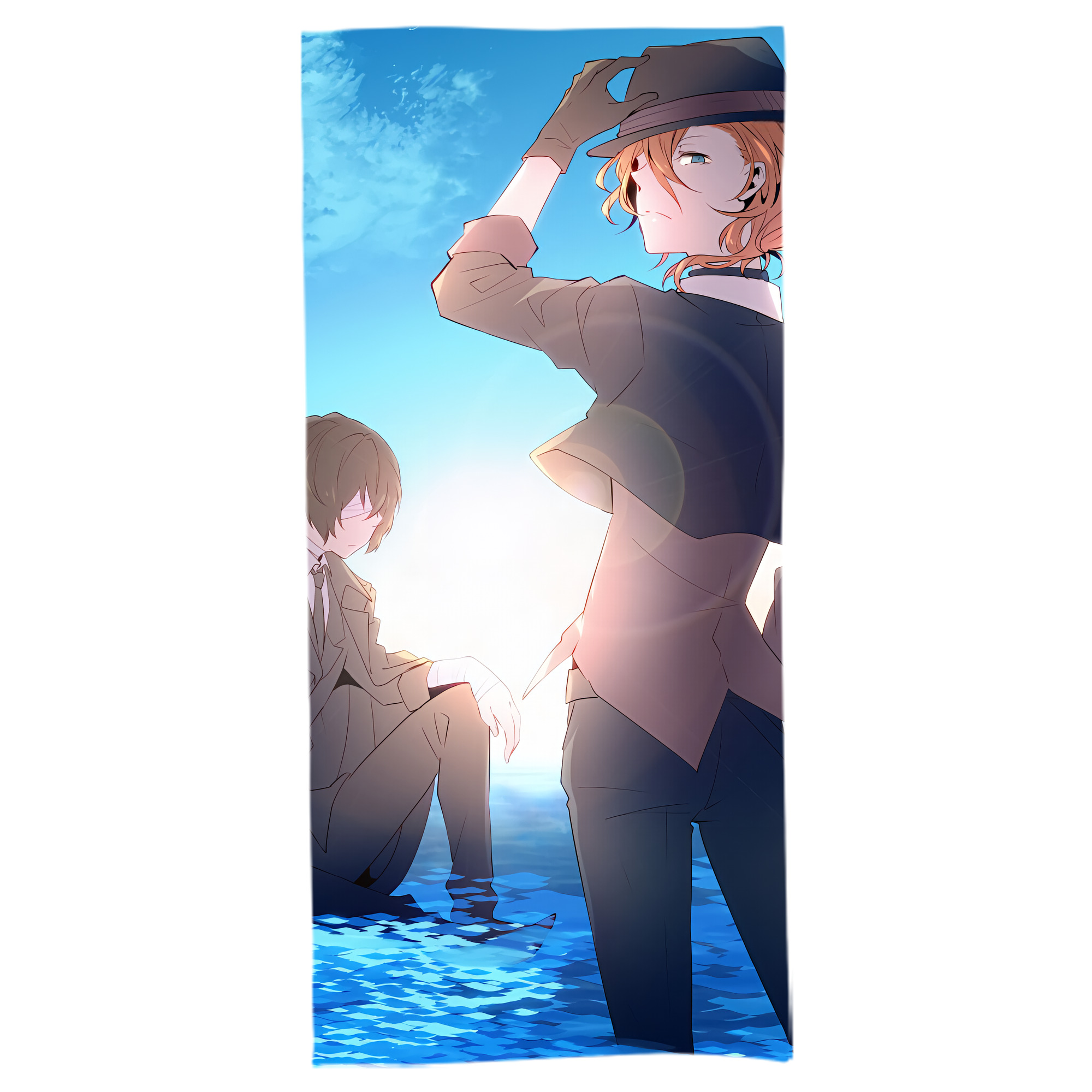（画像用） 文豪ストレイドッグス Bungo Stray Dogs 大判バスタオル 70×140cm 吸水速乾 柔らかい肌触り