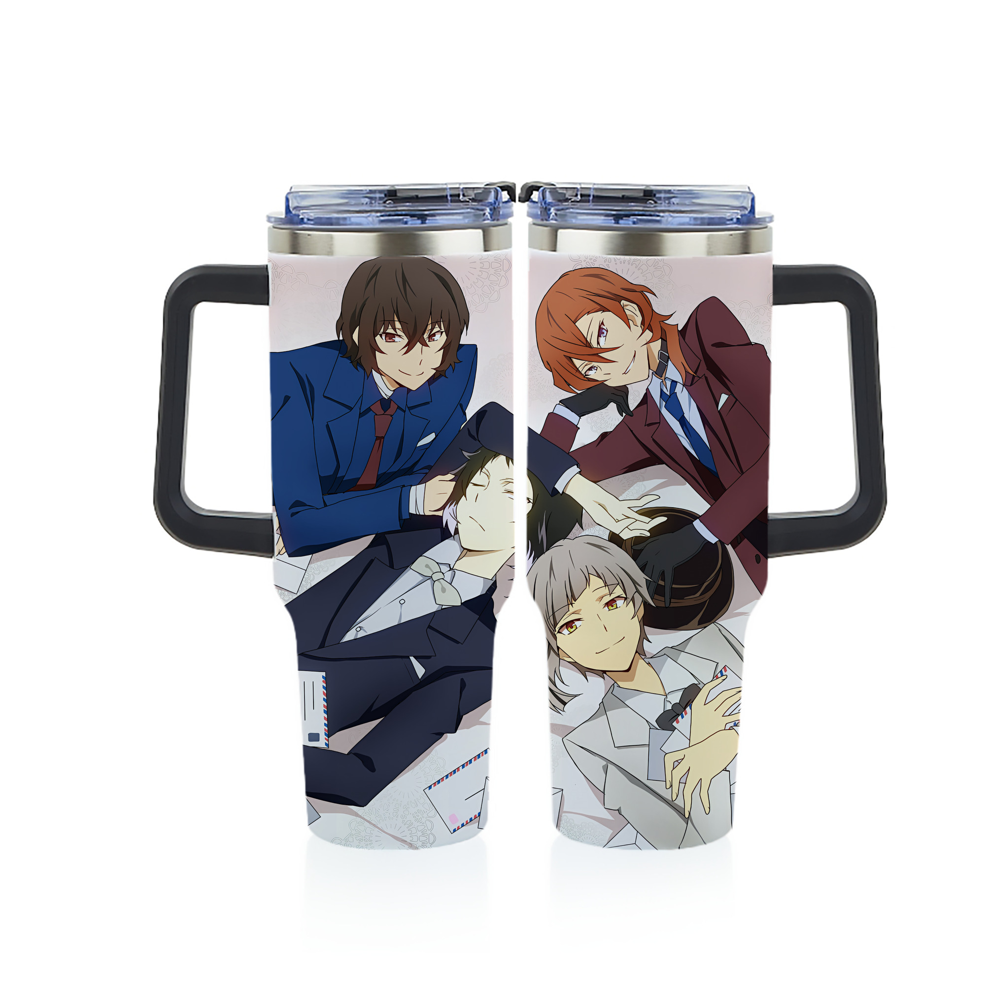 （画像用） 文豪ストレイドッグス Bungo Stray Dogs 1200ｍLフルプリント車用タンブラー