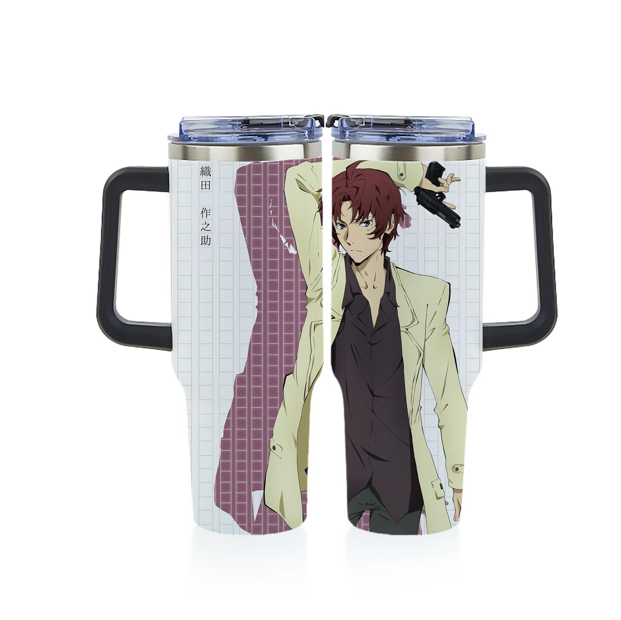 （画像用） 文豪ストレイドッグス Bungo Stray Dogs 1200ｍLフルプリント車用タンブラー