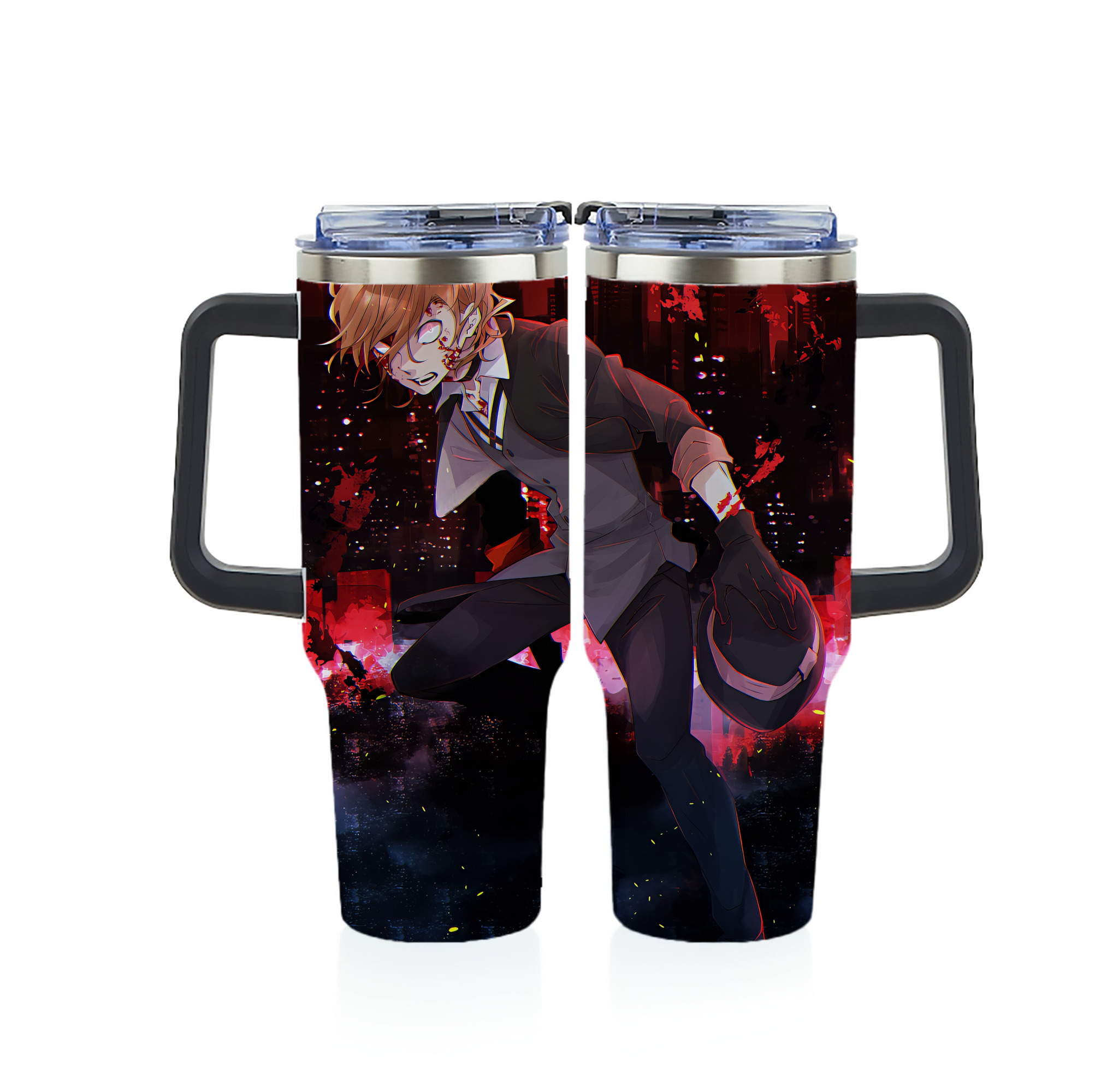 （画像用） 文豪ストレイドッグス Bungo Stray Dogs 1200ｍLフルプリント車用タンブラー