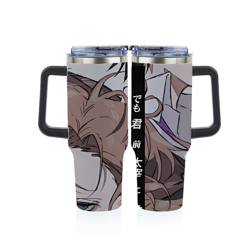 （画像用） 文豪ストレイドッグス Bungo Stray Dogs 1200ｍLフルプリント車用タンブラー