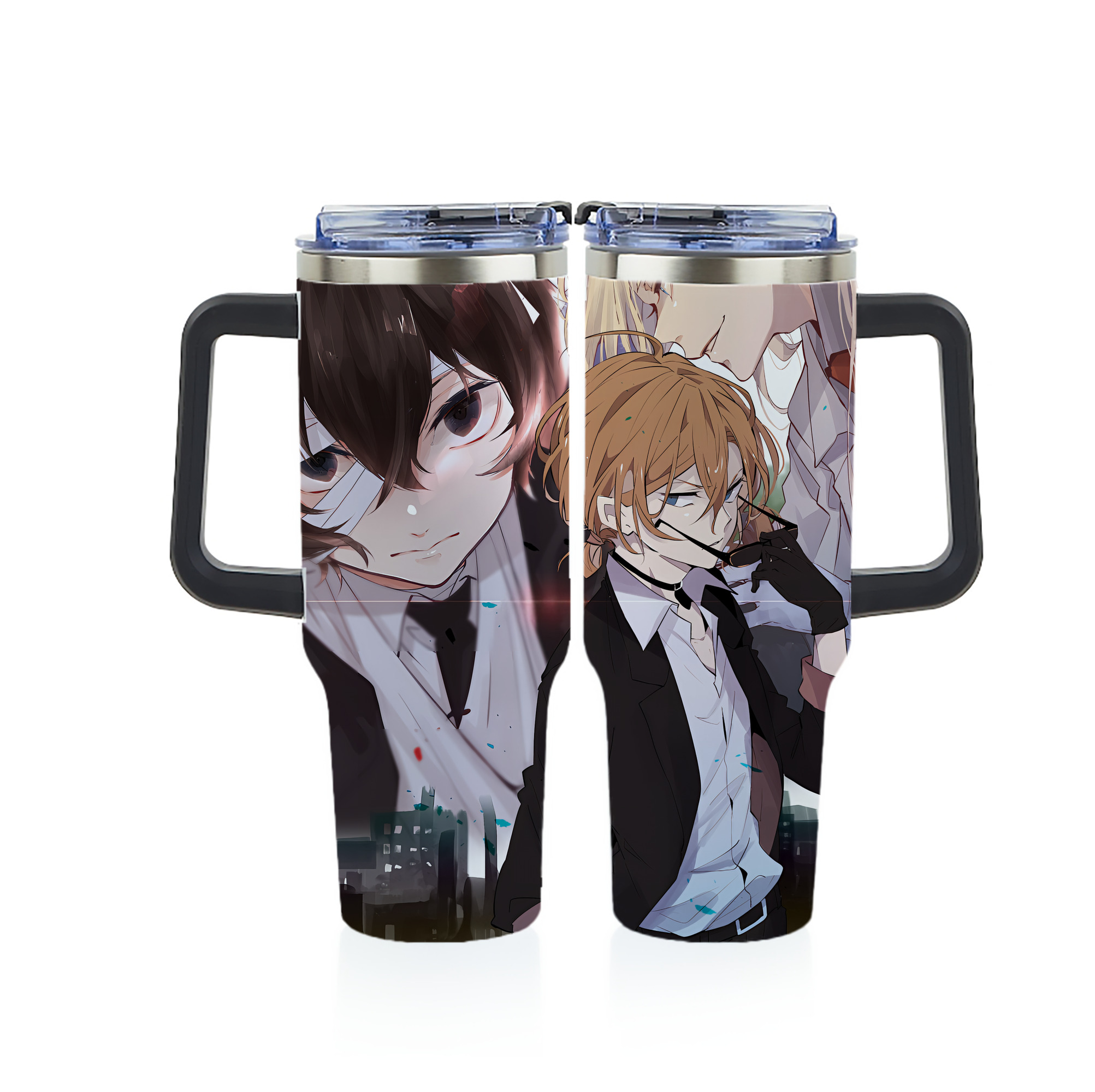 （画像用） 文豪ストレイドッグス Bungo Stray Dogs 1200ｍLフルプリント車用タンブラー
