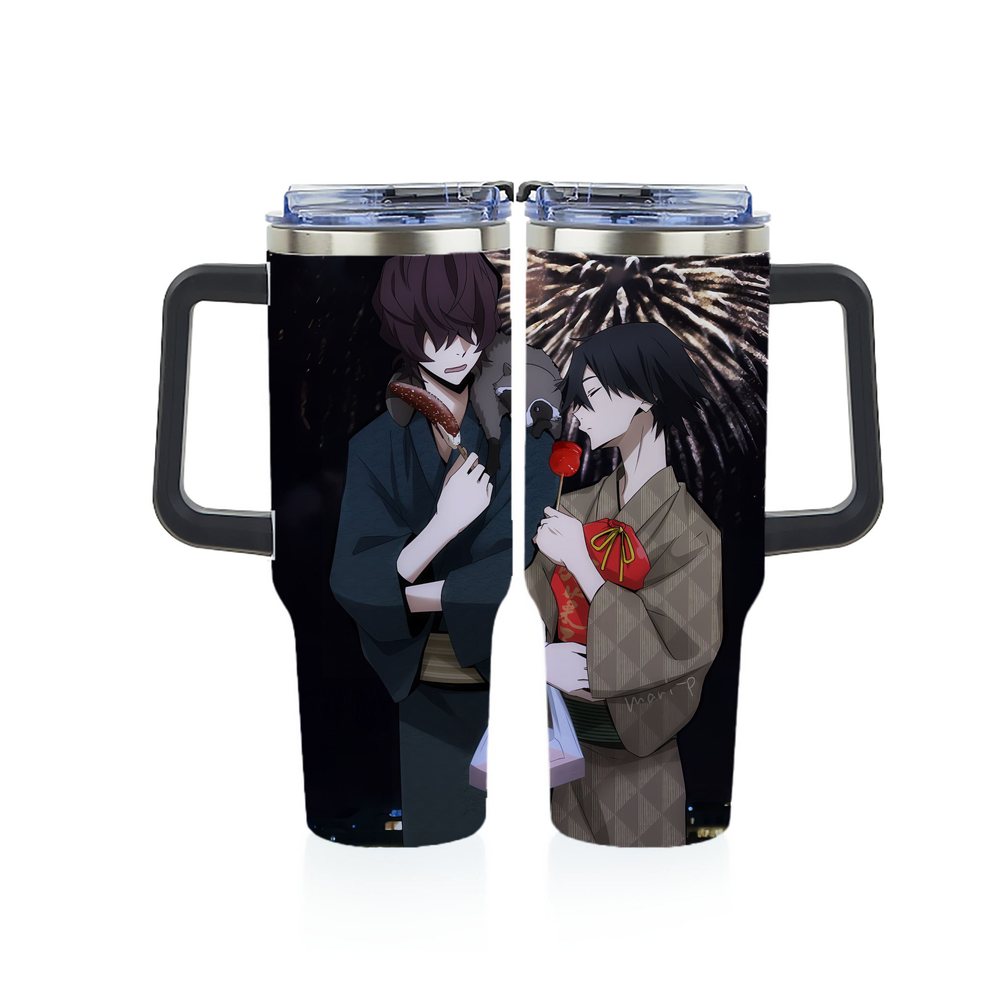 （画像用） 文豪ストレイドッグス Bungo Stray Dogs 1200ｍLフルプリント車用タンブラー