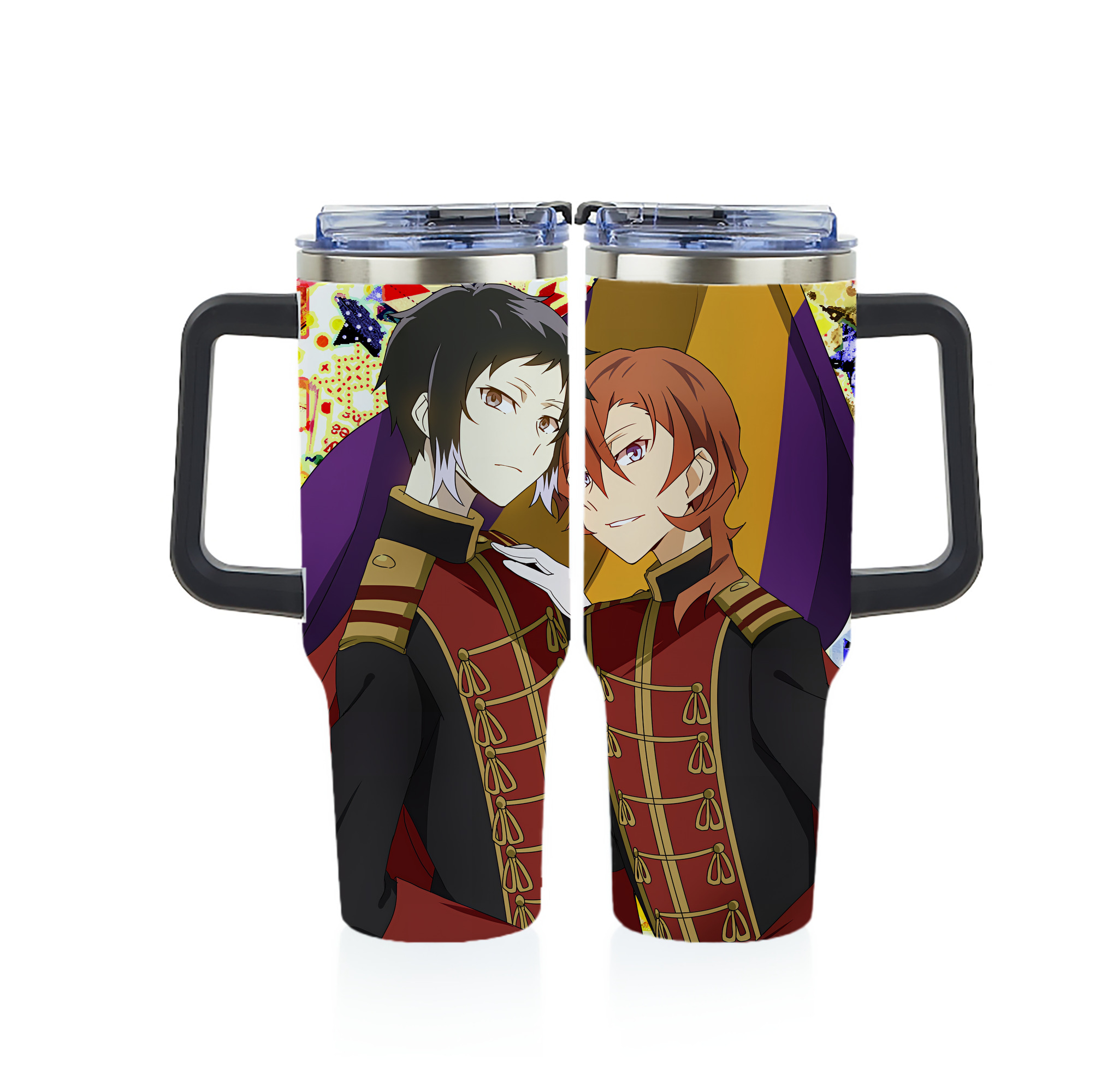 （画像用） 文豪ストレイドッグス Bungo Stray Dogs 1200ｍLフルプリント車用タンブラー
