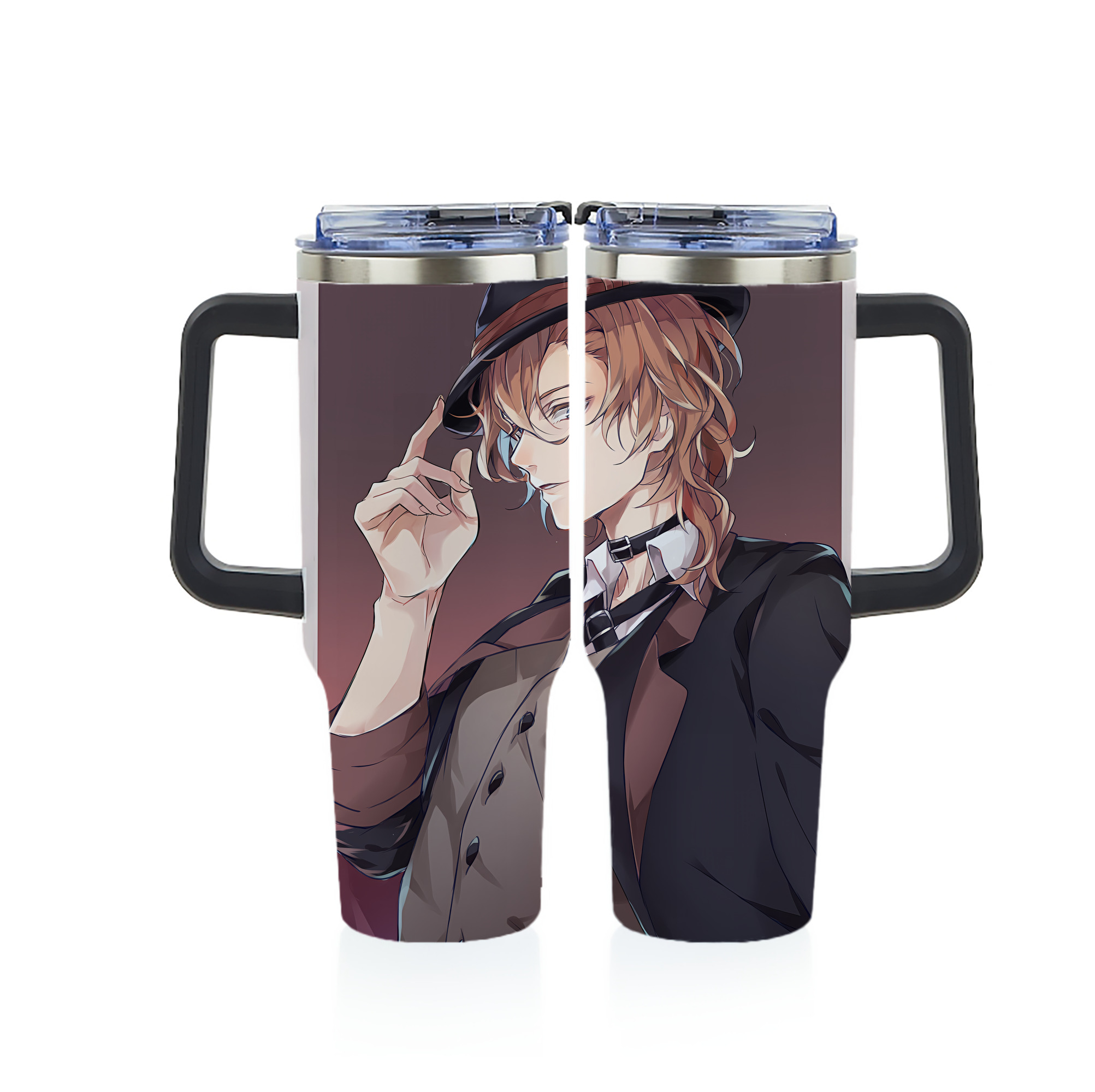（画像用） 文豪ストレイドッグス Bungo Stray Dogs 1200ｍLフルプリント車用タンブラー