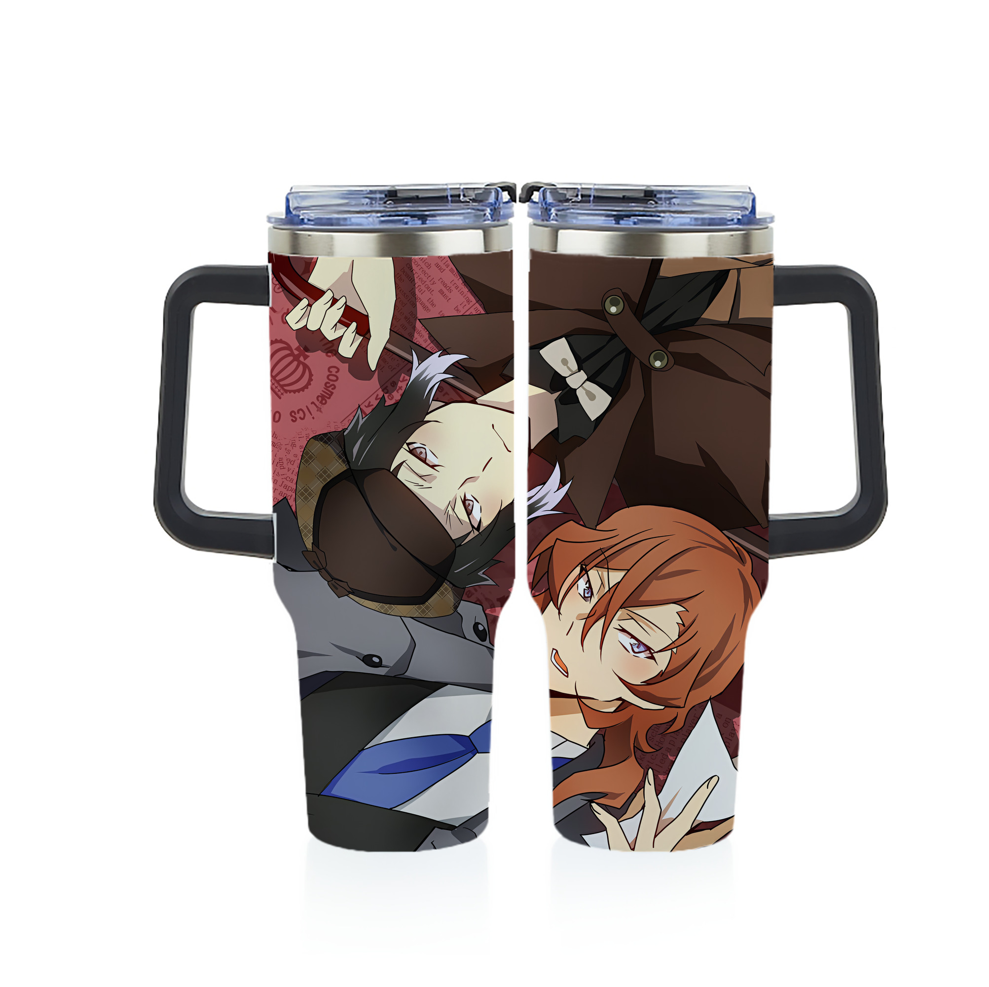（画像用） 文豪ストレイドッグス Bungo Stray Dogs 1200ｍLフルプリント車用タンブラー
