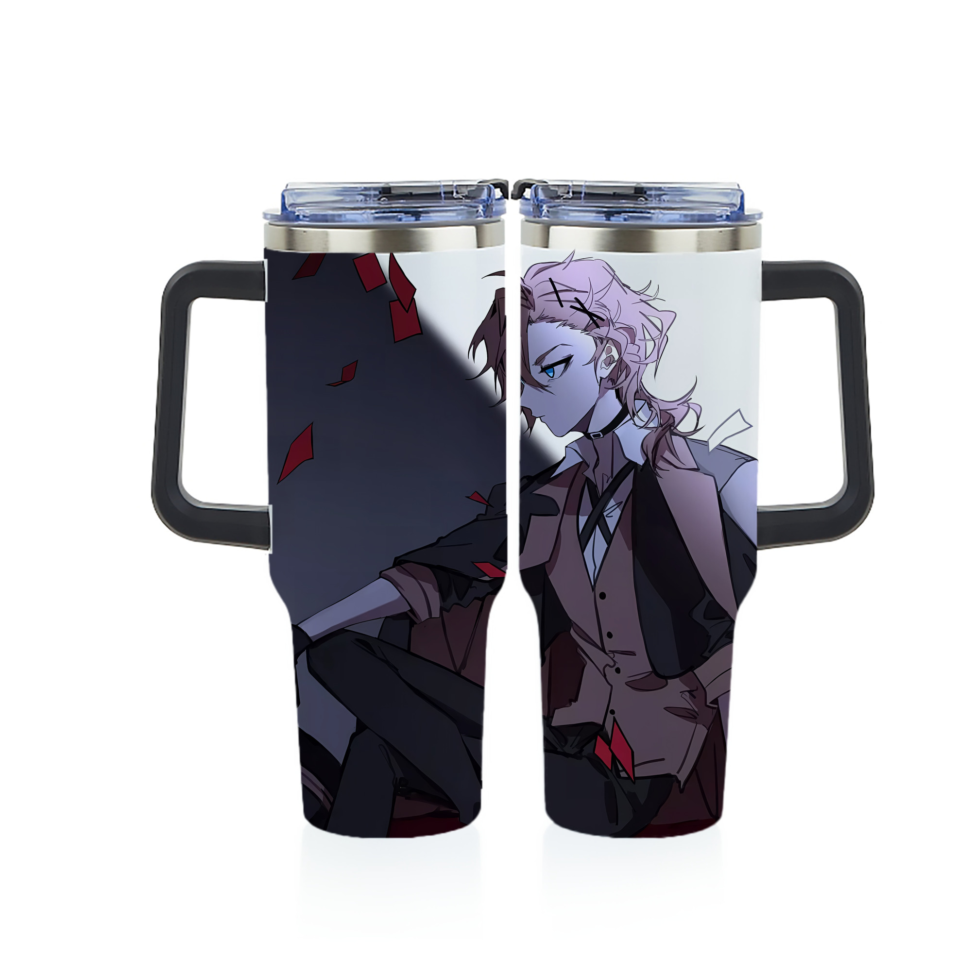 （画像用） 文豪ストレイドッグス Bungo Stray Dogs 1200ｍLフルプリント車用タンブラー