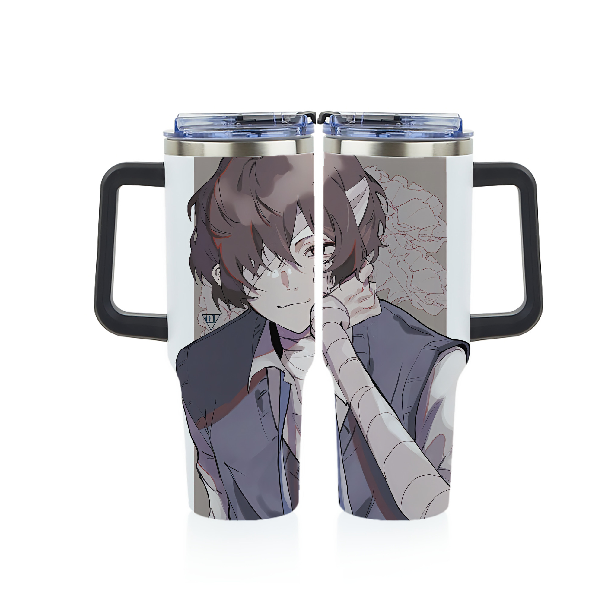 （画像用） 文豪ストレイドッグス Bungo Stray Dogs 1200ｍLフルプリント車用タンブラー