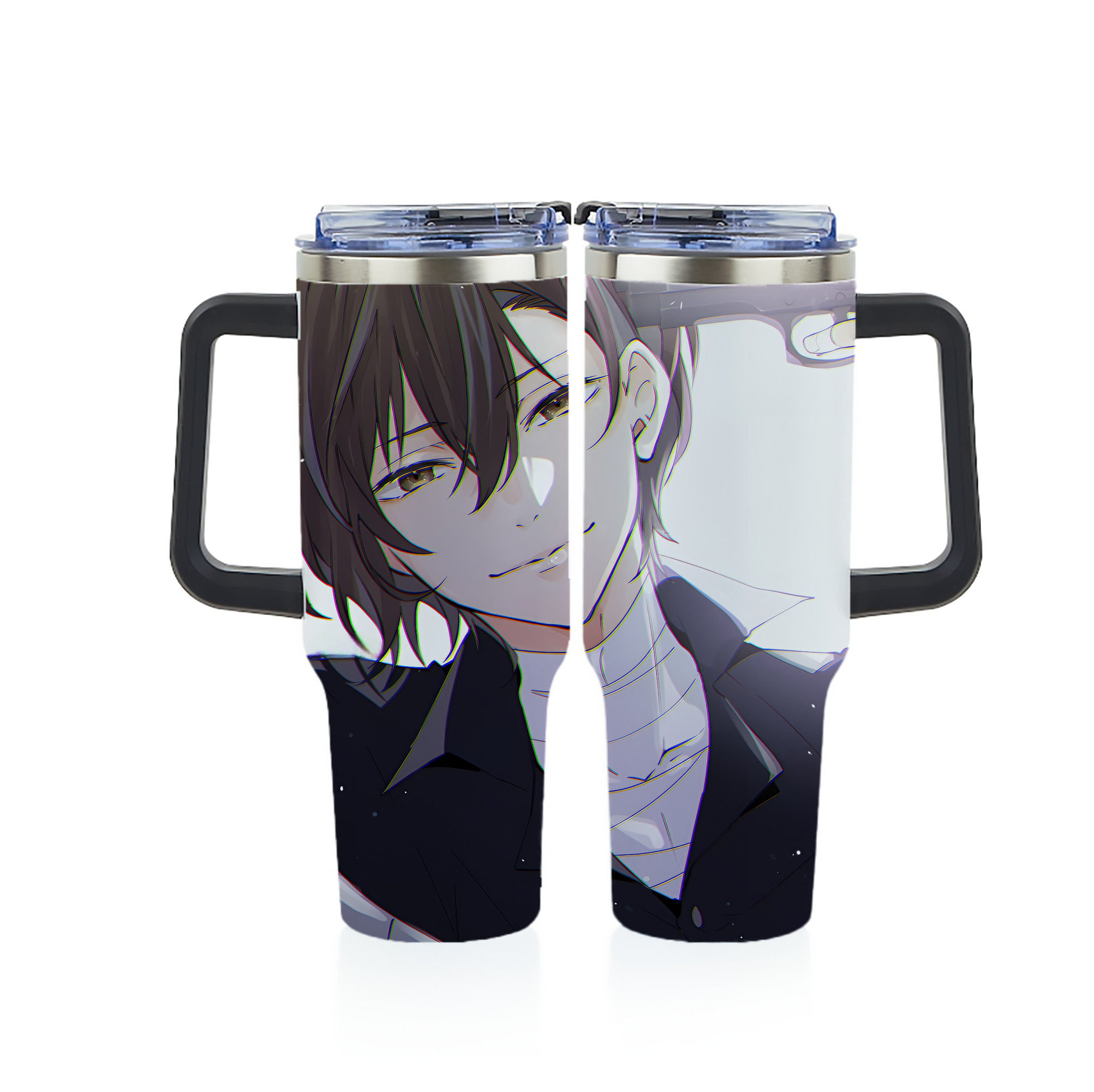 （画像用） 文豪ストレイドッグス Bungo Stray Dogs 1200ｍLフルプリント車用タンブラー