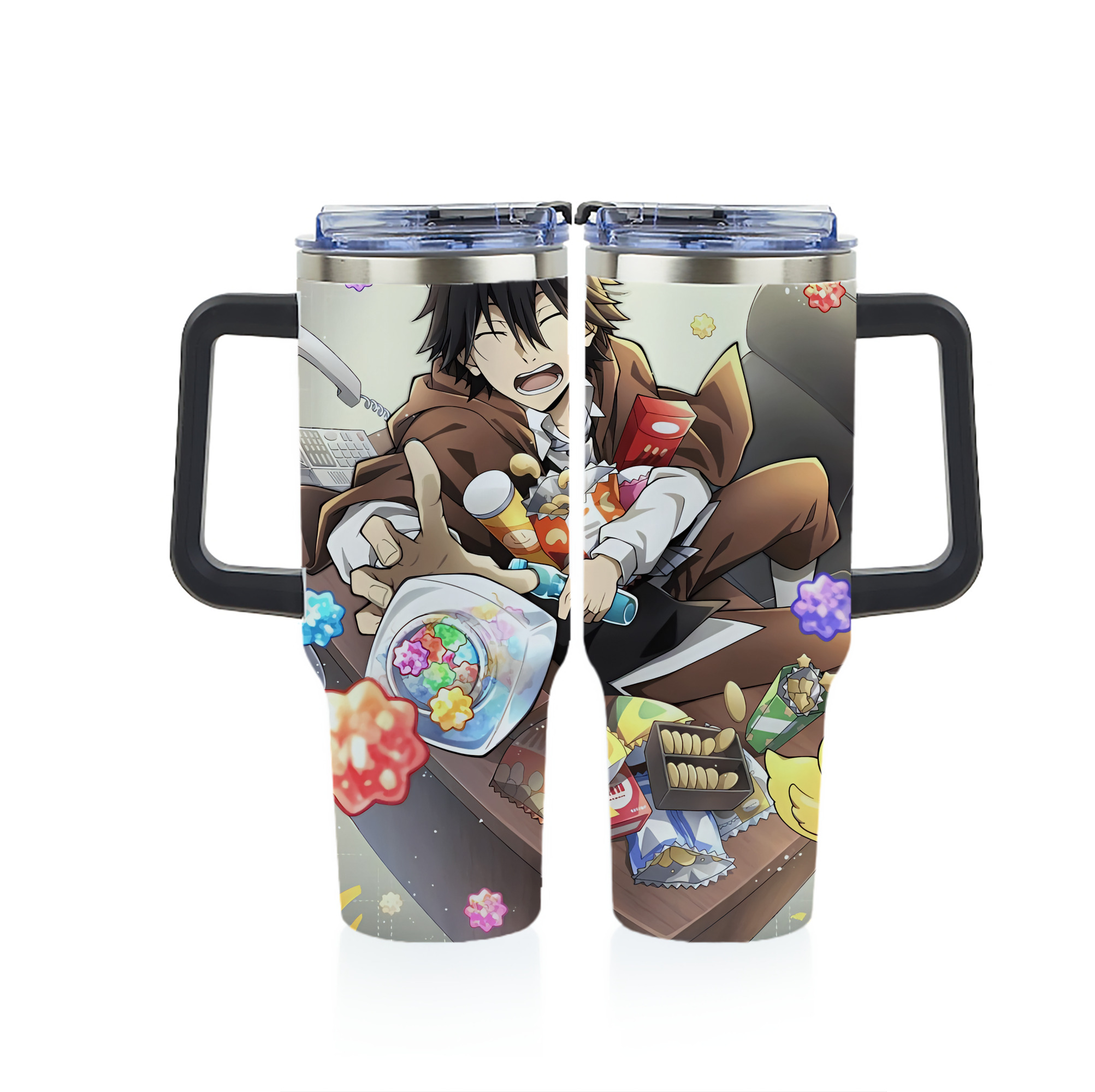 （画像用） 文豪ストレイドッグス Bungo Stray Dogs 1200ｍLフルプリント車用タンブラー