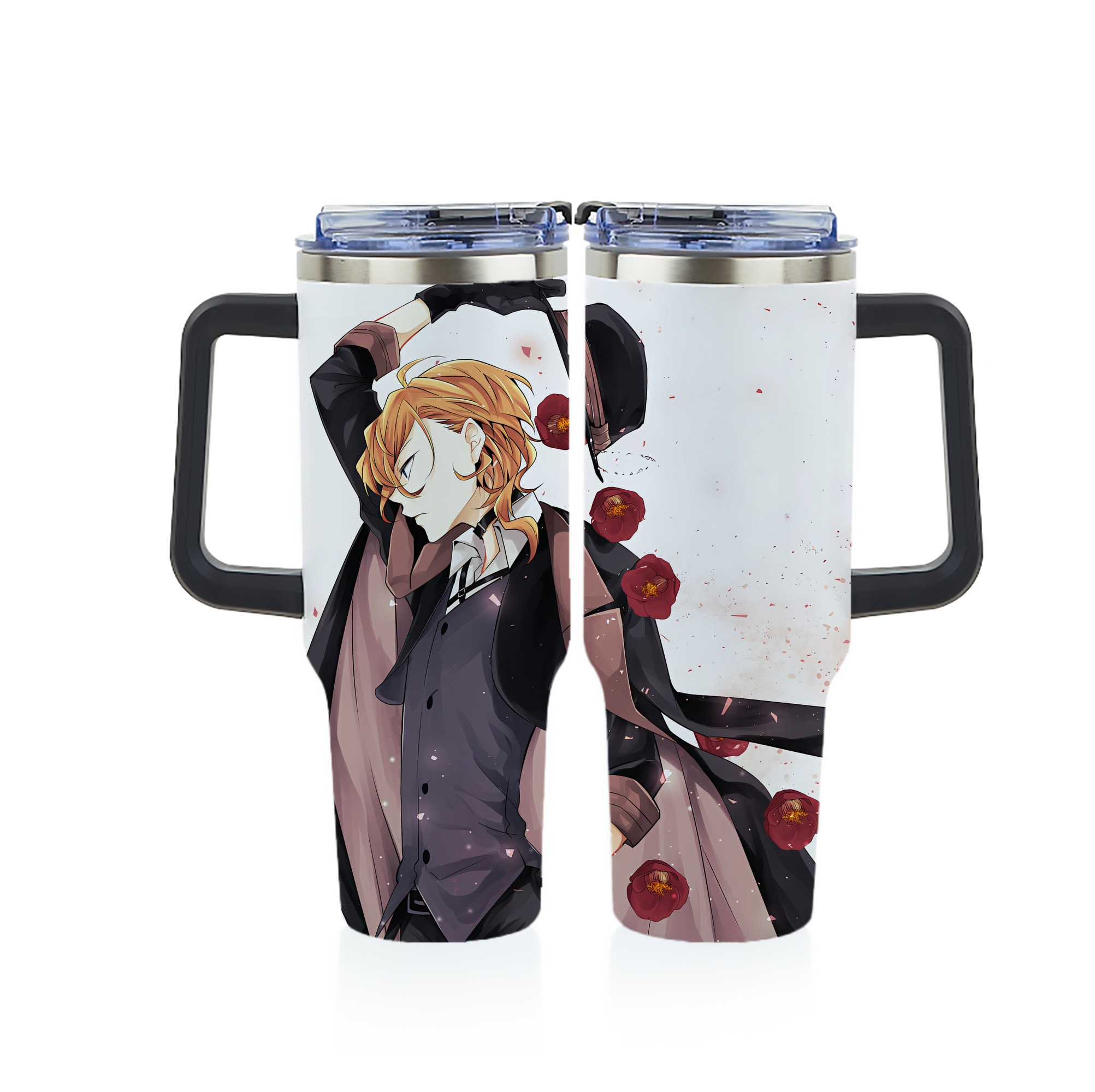 （画像用） 文豪ストレイドッグス Bungo Stray Dogs 1200ｍLフルプリント車用タンブラー