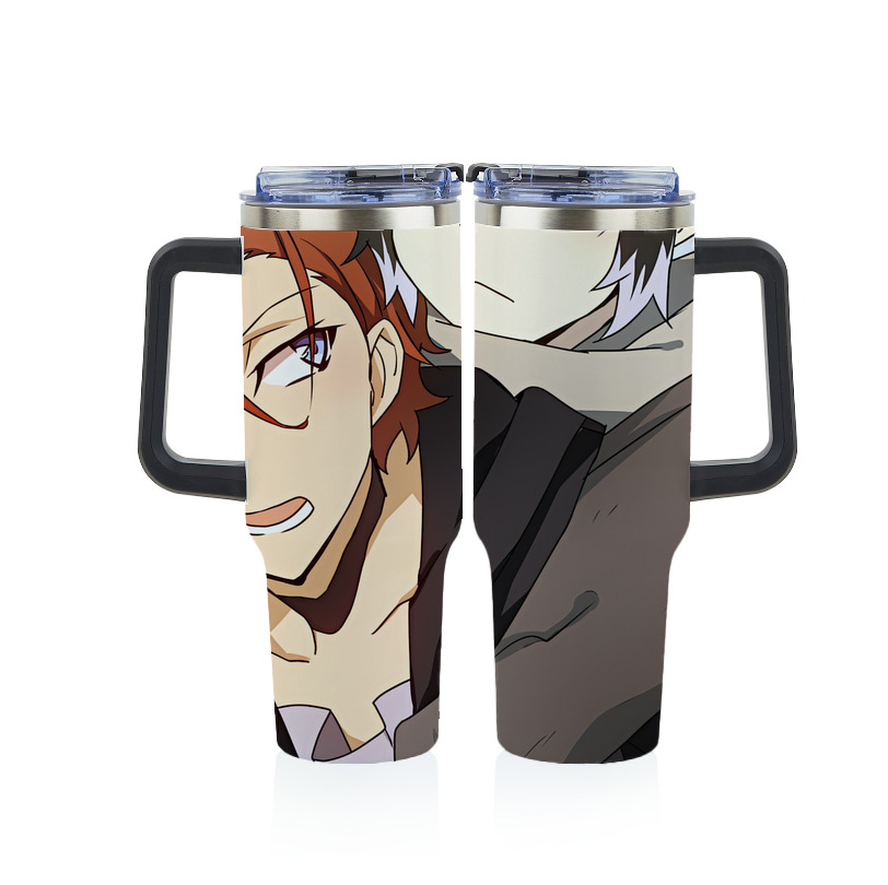 （画像用） 文豪ストレイドッグス Bungo Stray Dogs 1200ｍLフルプリント車用タンブラー