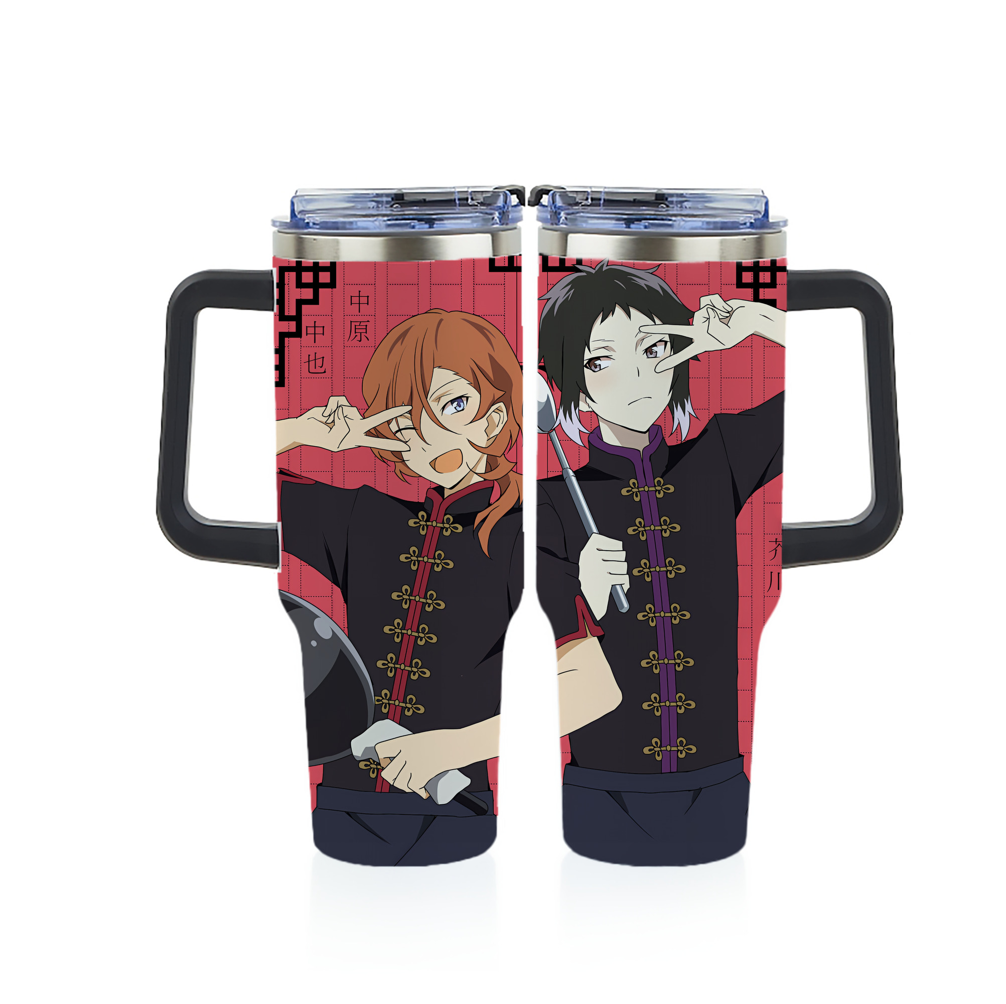 （画像用） 文豪ストレイドッグス Bungo Stray Dogs 1200ｍLフルプリント車用タンブラー