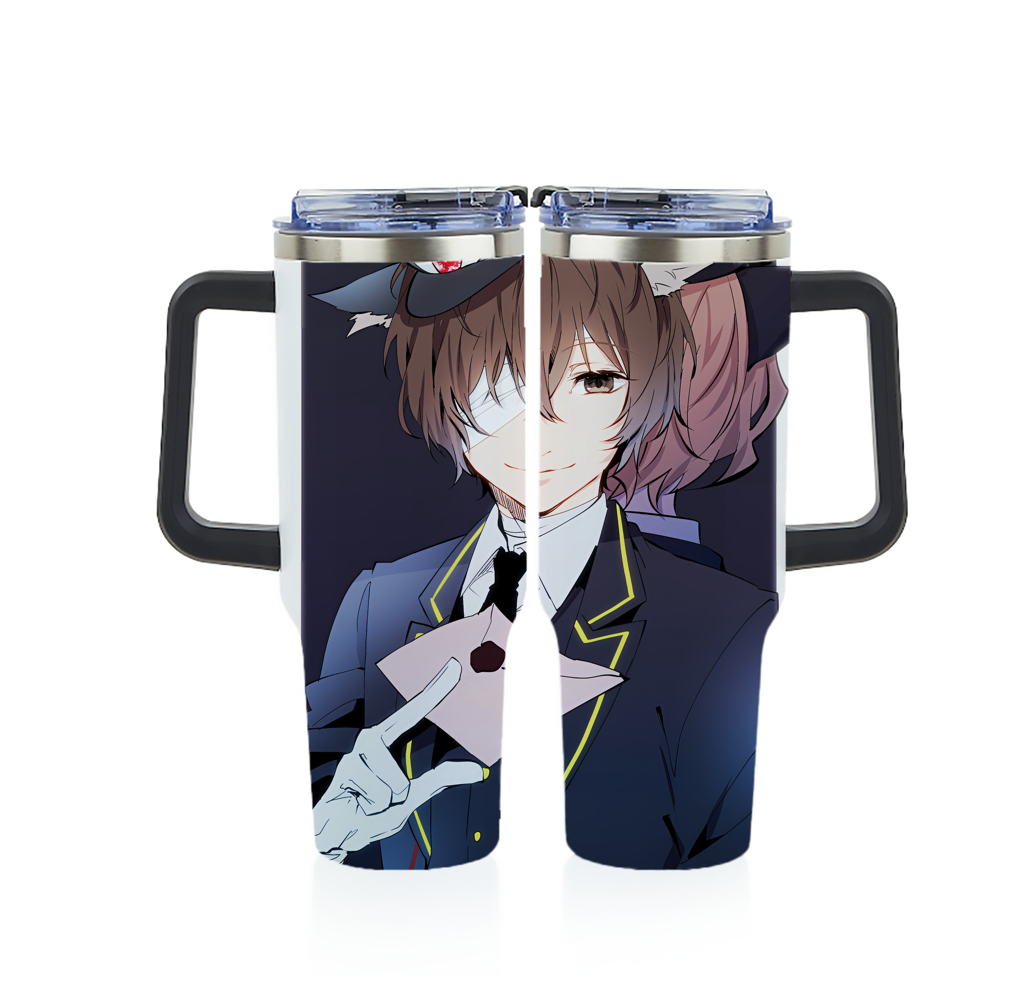 （画像用） 文豪ストレイドッグス Bungo Stray Dogs 1200ｍLフルプリント車用タンブラー