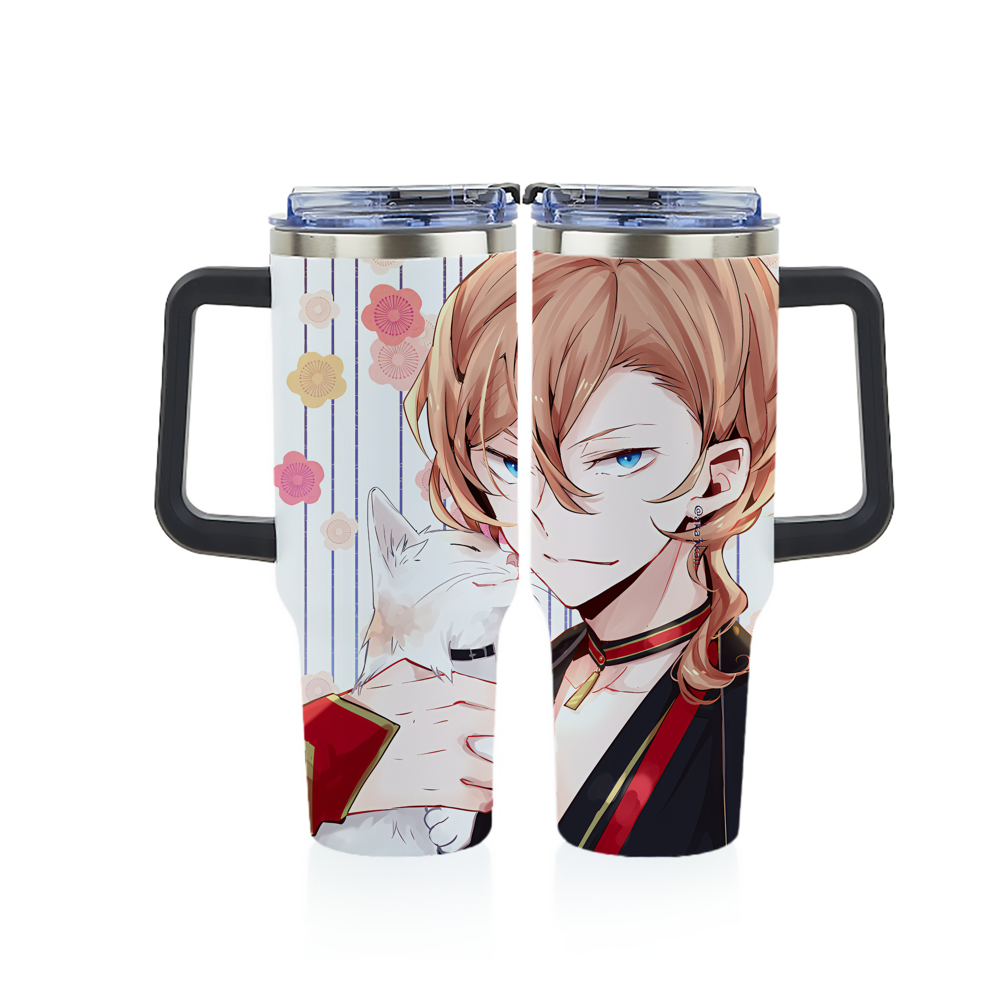 （画像用） 文豪ストレイドッグス Bungo Stray Dogs 1200ｍLフルプリント車用タンブラー