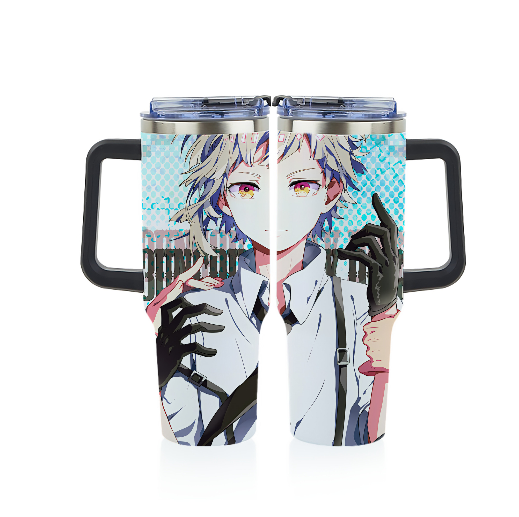 （画像用） 文豪ストレイドッグス Bungo Stray Dogs 1200ｍLフルプリント車用タンブラー