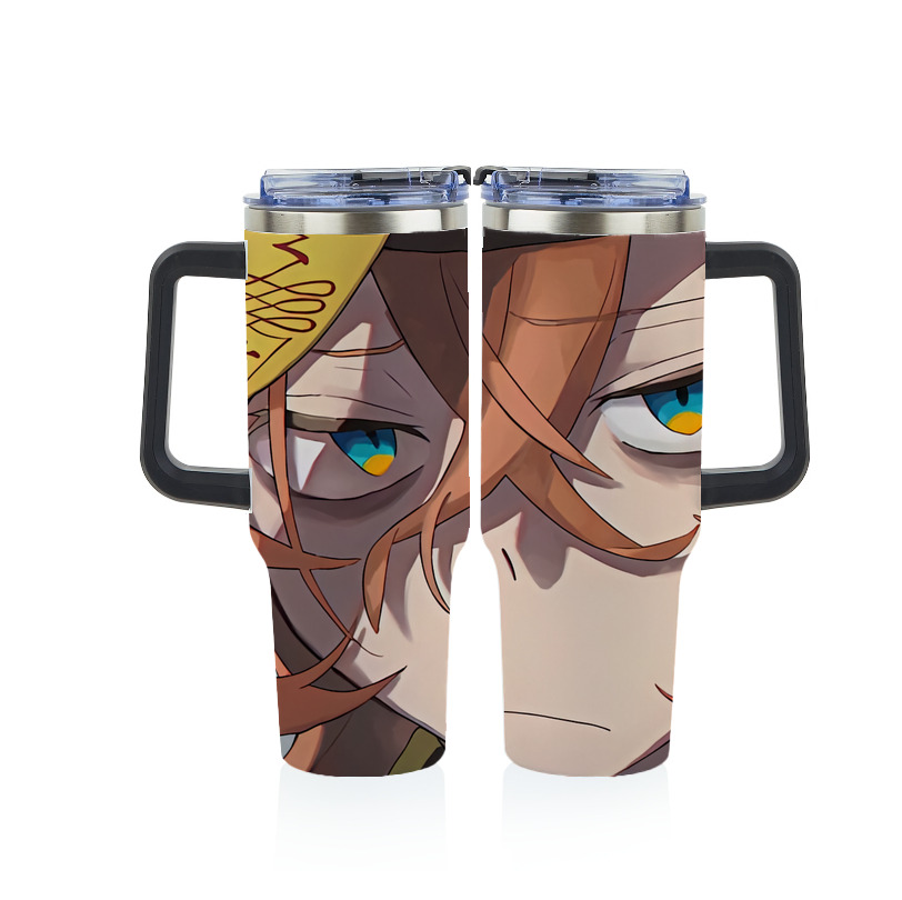 （画像用） 文豪ストレイドッグス Bungo Stray Dogs 1200ｍLフルプリント車用タンブラー