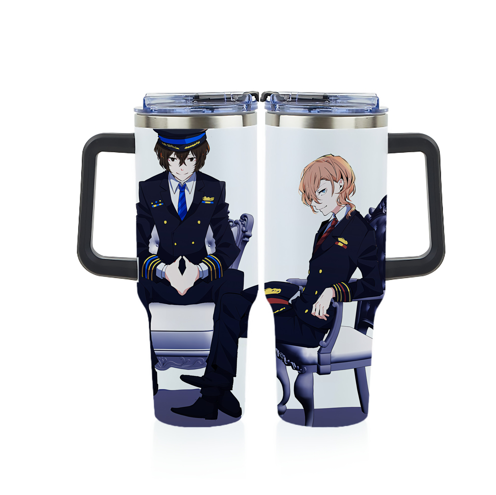 （画像用） 文豪ストレイドッグス Bungo Stray Dogs 1200ｍLフルプリント車用タンブラー