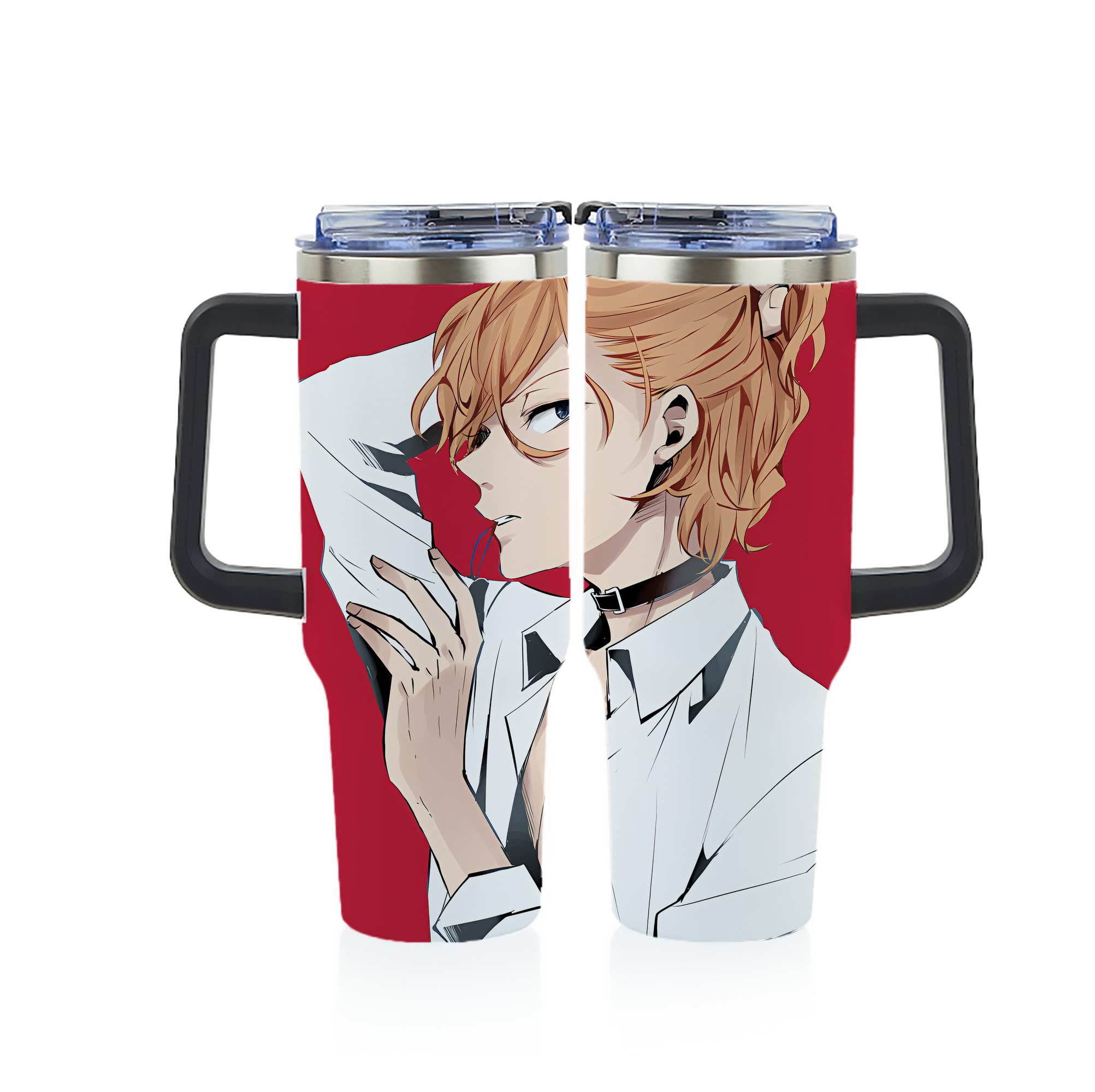 （画像用） 文豪ストレイドッグス Bungo Stray Dogs 1200ｍLフルプリント車用タンブラー
