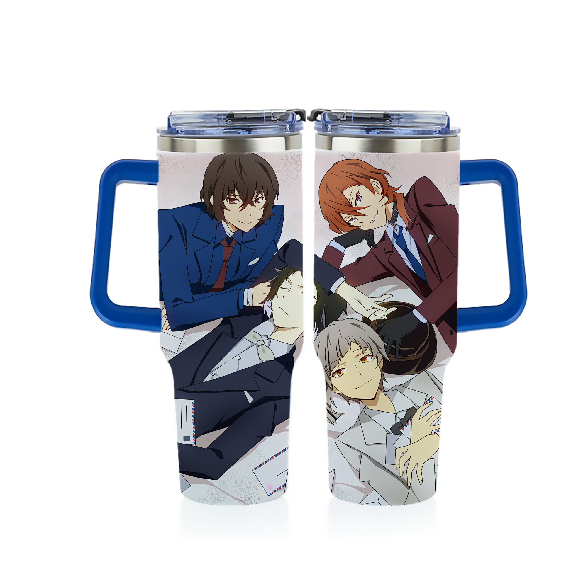 （画像用） 文豪ストレイドッグス Bungo Stray Dogs 1200ｍLフルプリント車用タンブラー
