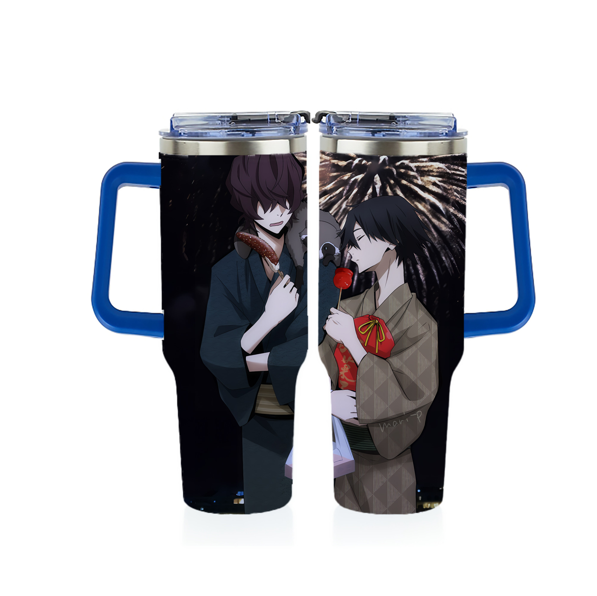 （画像用） 文豪ストレイドッグス Bungo Stray Dogs 1200ｍLフルプリント車用タンブラー
