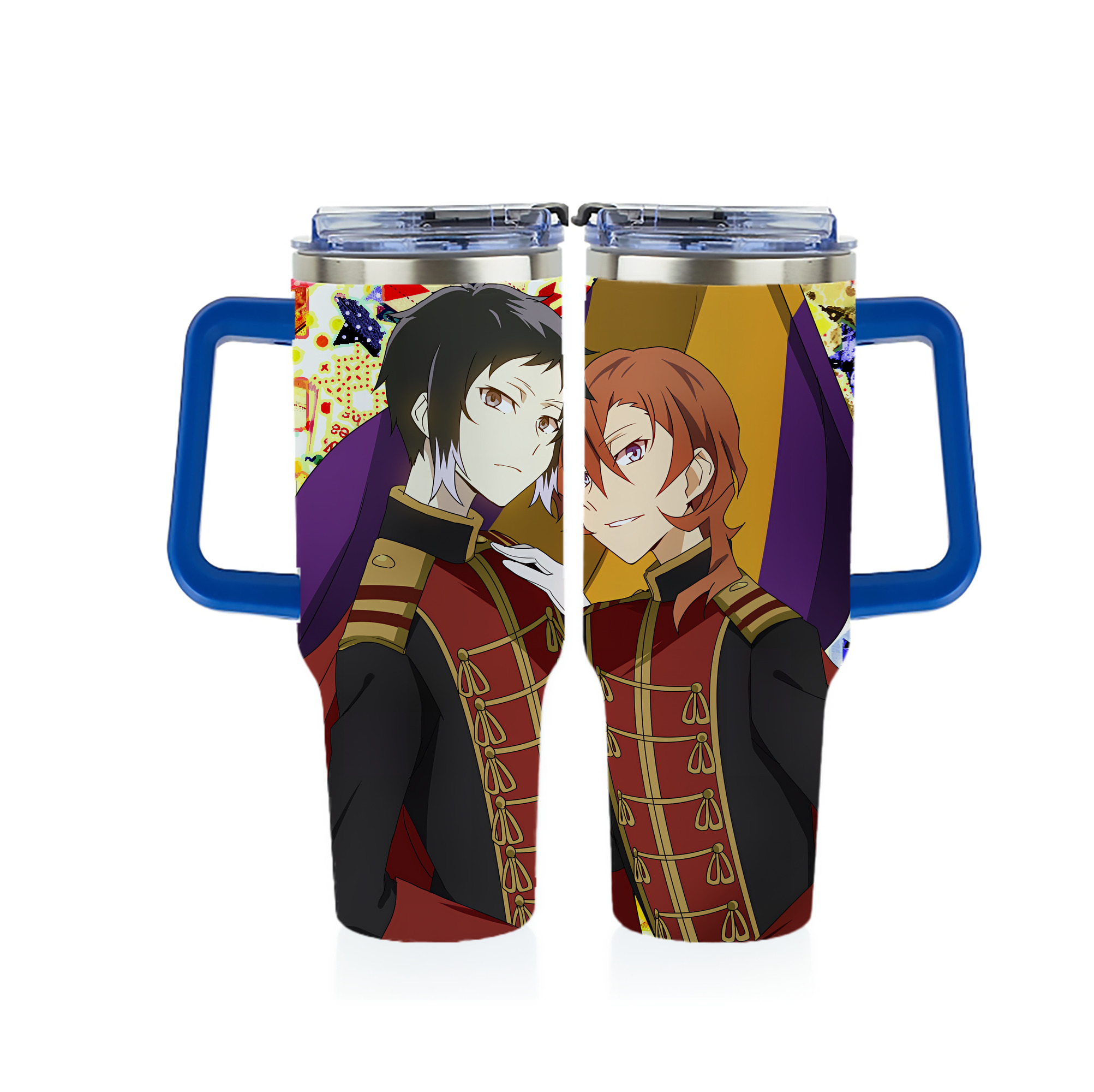 （画像用） 文豪ストレイドッグス Bungo Stray Dogs 1200ｍLフルプリント車用タンブラー