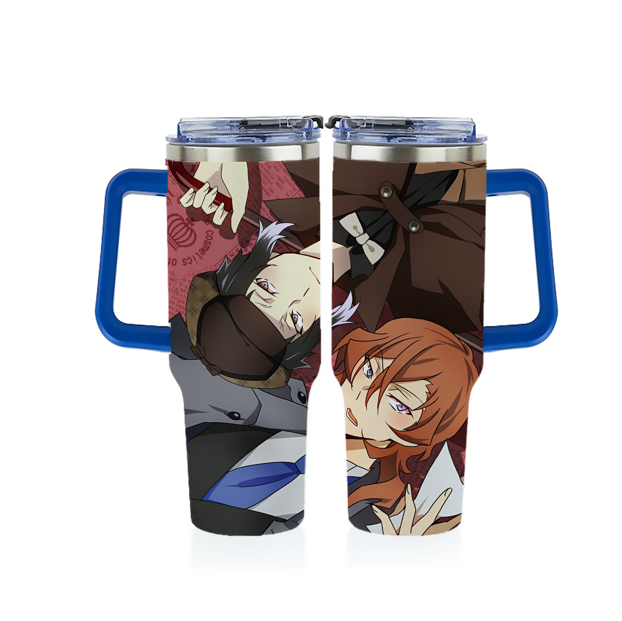 （画像用） 文豪ストレイドッグス Bungo Stray Dogs 1200ｍLフルプリント車用タンブラー