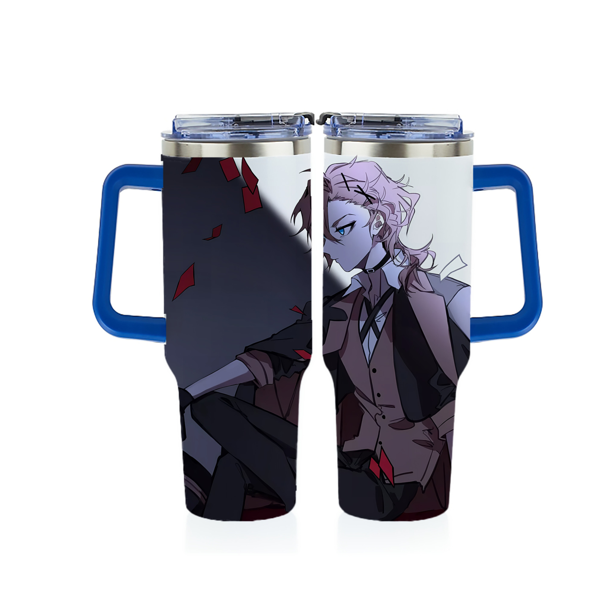 （画像用） 文豪ストレイドッグス Bungo Stray Dogs 1200ｍLフルプリント車用タンブラー