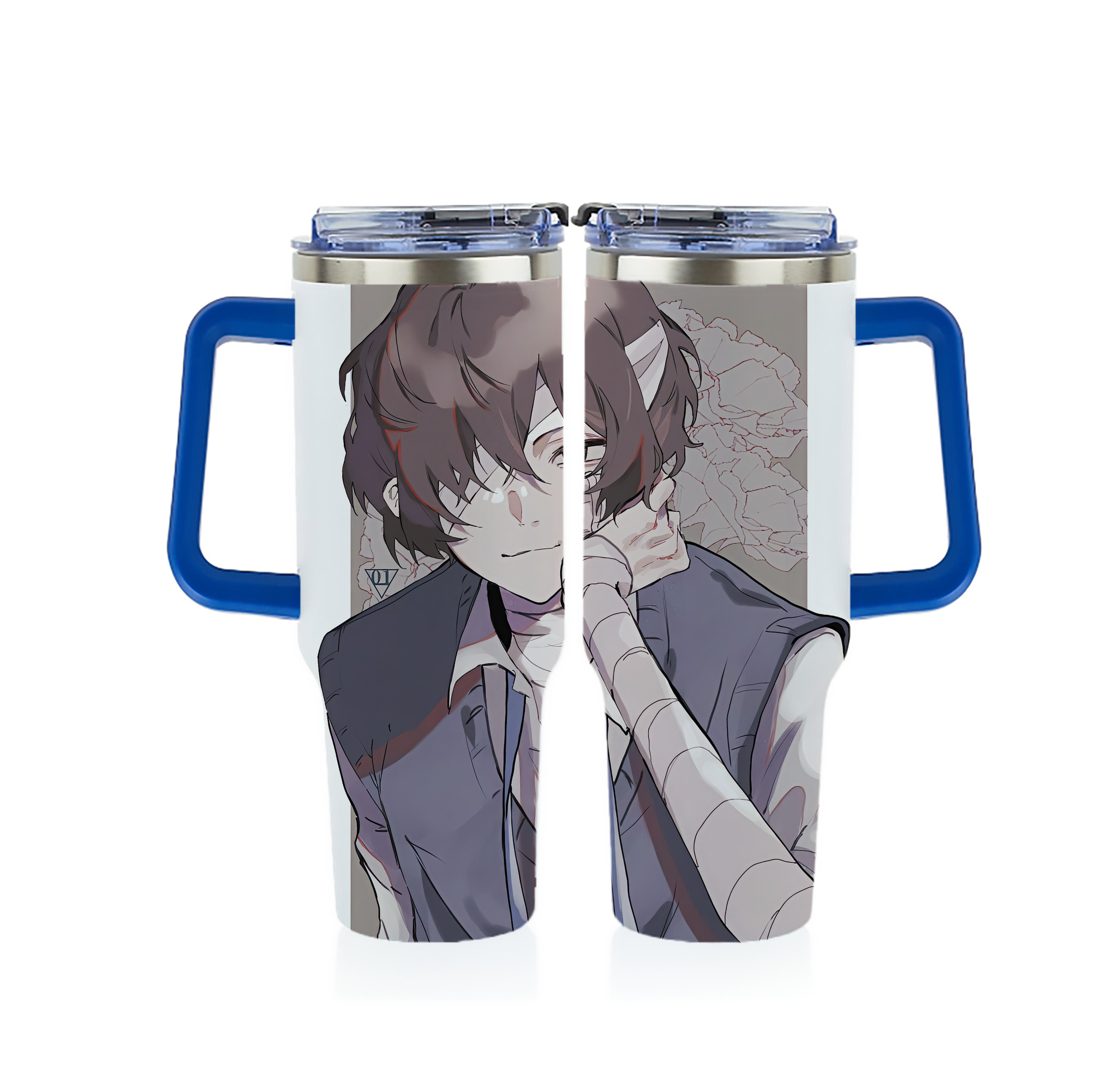 （画像用） 文豪ストレイドッグス Bungo Stray Dogs 1200ｍLフルプリント車用タンブラー