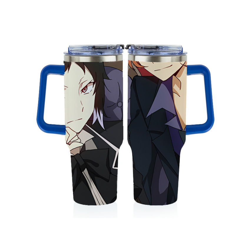 （画像用） 文豪ストレイドッグス Bungo Stray Dogs 1200ｍLフルプリント車用タンブラー