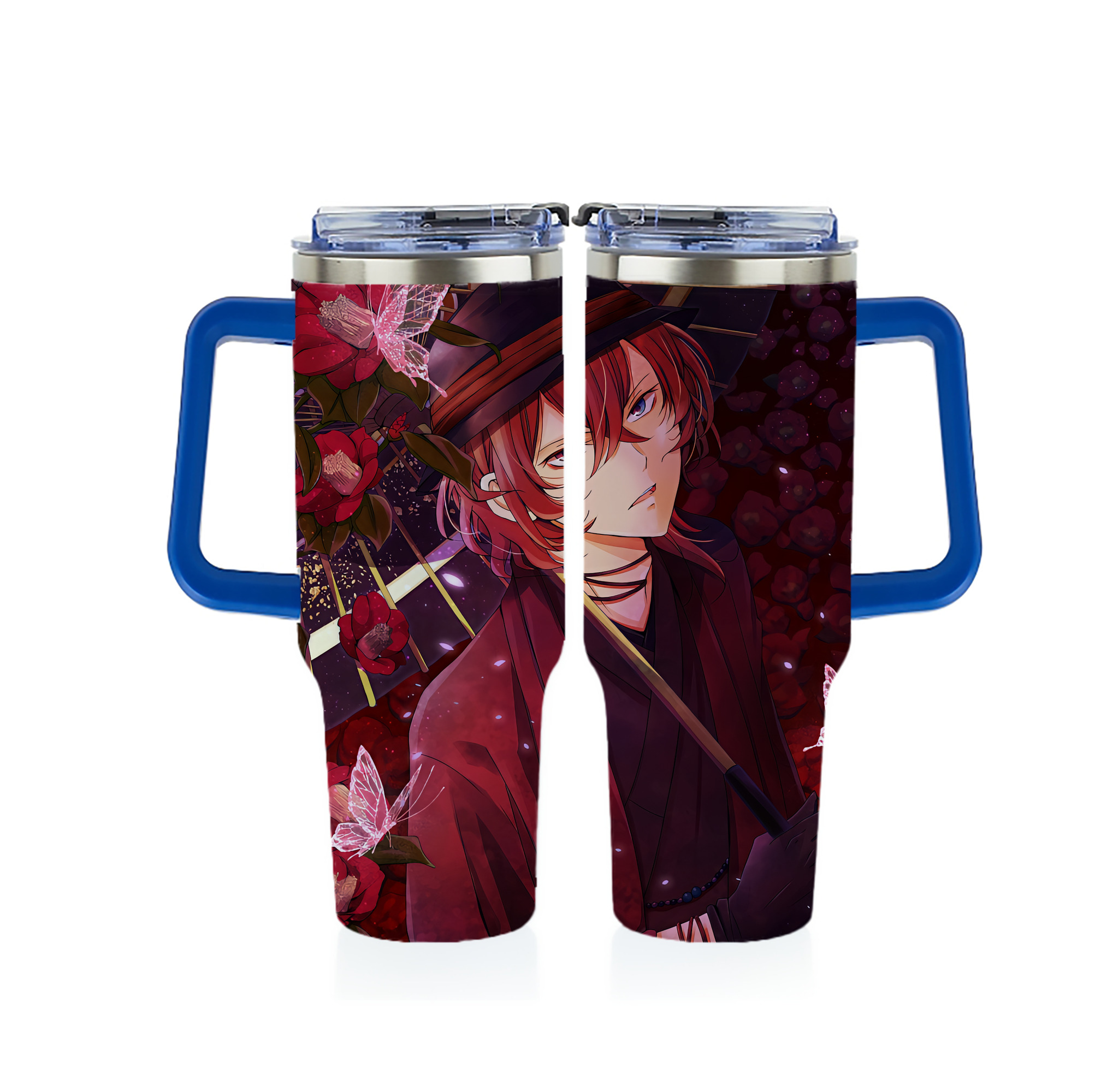 （画像用） 文豪ストレイドッグス Bungo Stray Dogs 1200ｍLフルプリント車用タンブラー