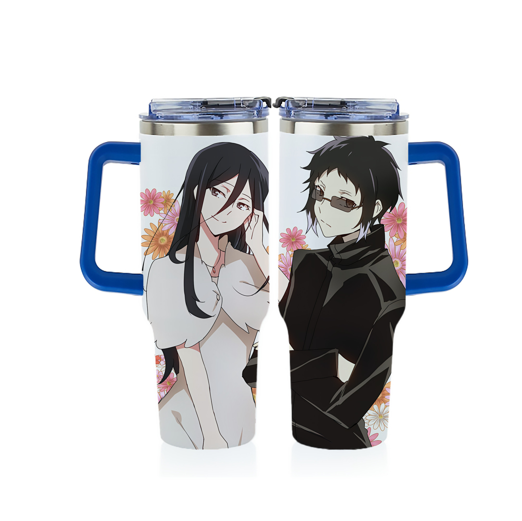（画像用） 文豪ストレイドッグス Bungo Stray Dogs 1200ｍLフルプリント車用タンブラー