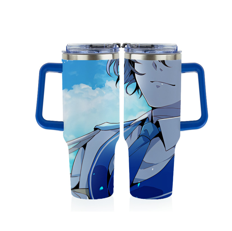 （画像用） 文豪ストレイドッグス Bungo Stray Dogs 1200ｍLフルプリント車用タンブラー