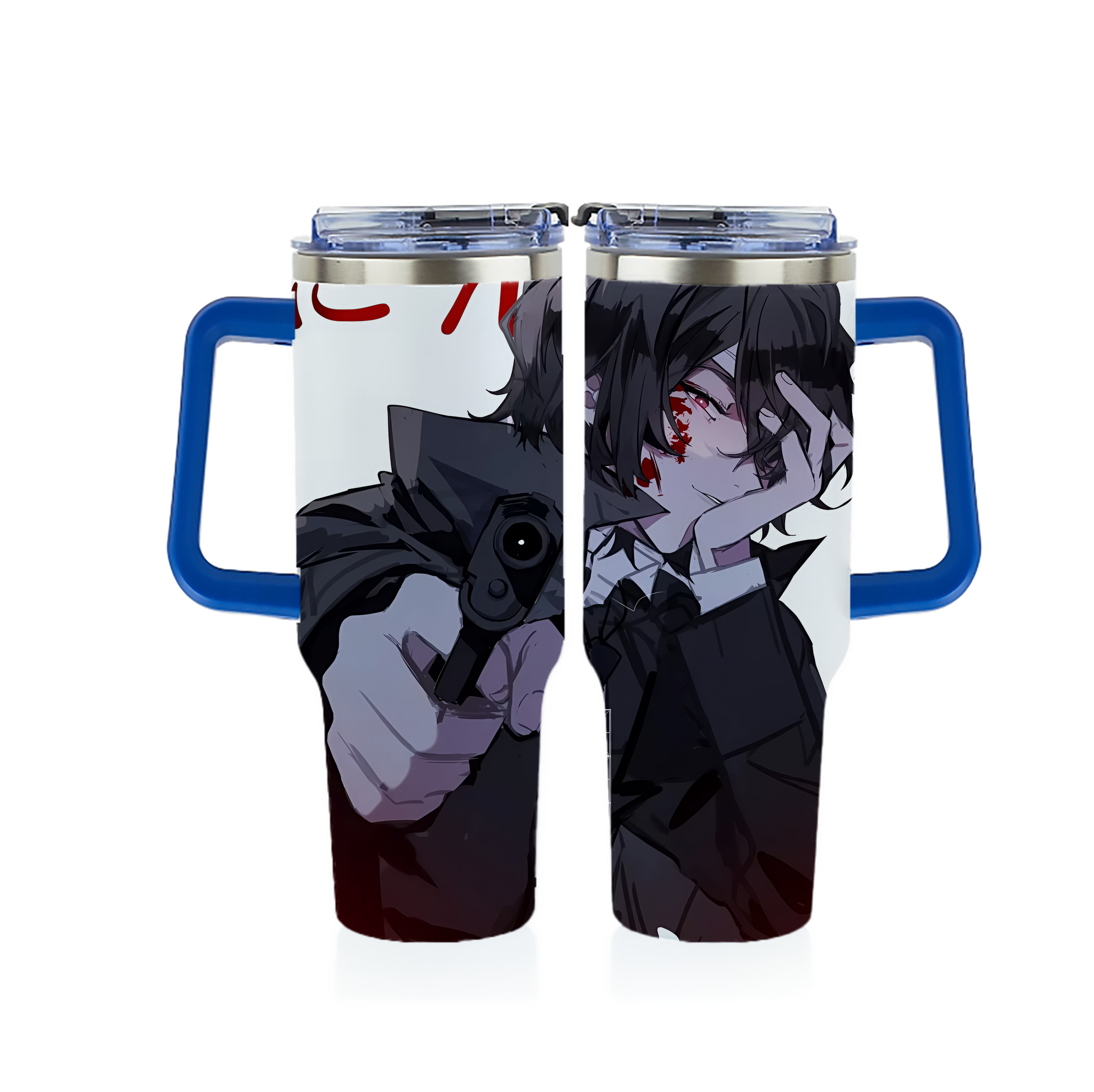 （画像用） 文豪ストレイドッグス Bungo Stray Dogs 1200ｍLフルプリント車用タンブラー