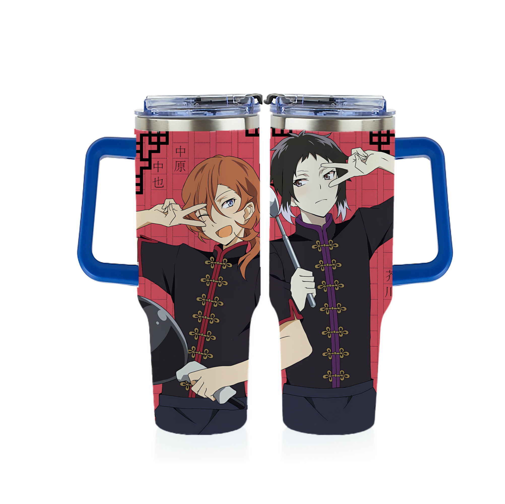 （画像用） 文豪ストレイドッグス Bungo Stray Dogs 1200ｍLフルプリント車用タンブラー
